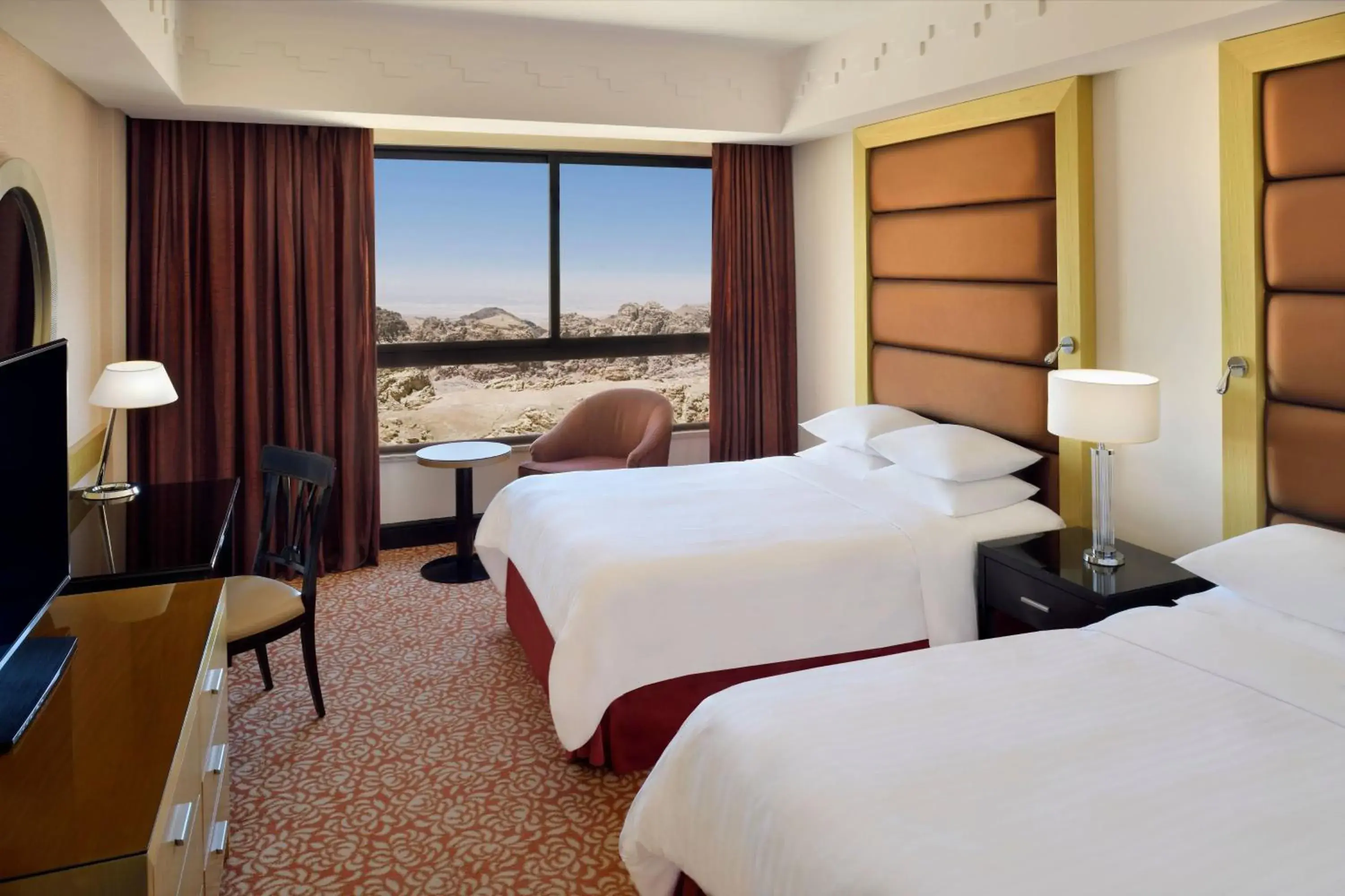 Mountain Premium Room, 2 Double in Petra Marriott Hotel Mountain Premium Room, 2 Double in Petra Marriott Hotel
