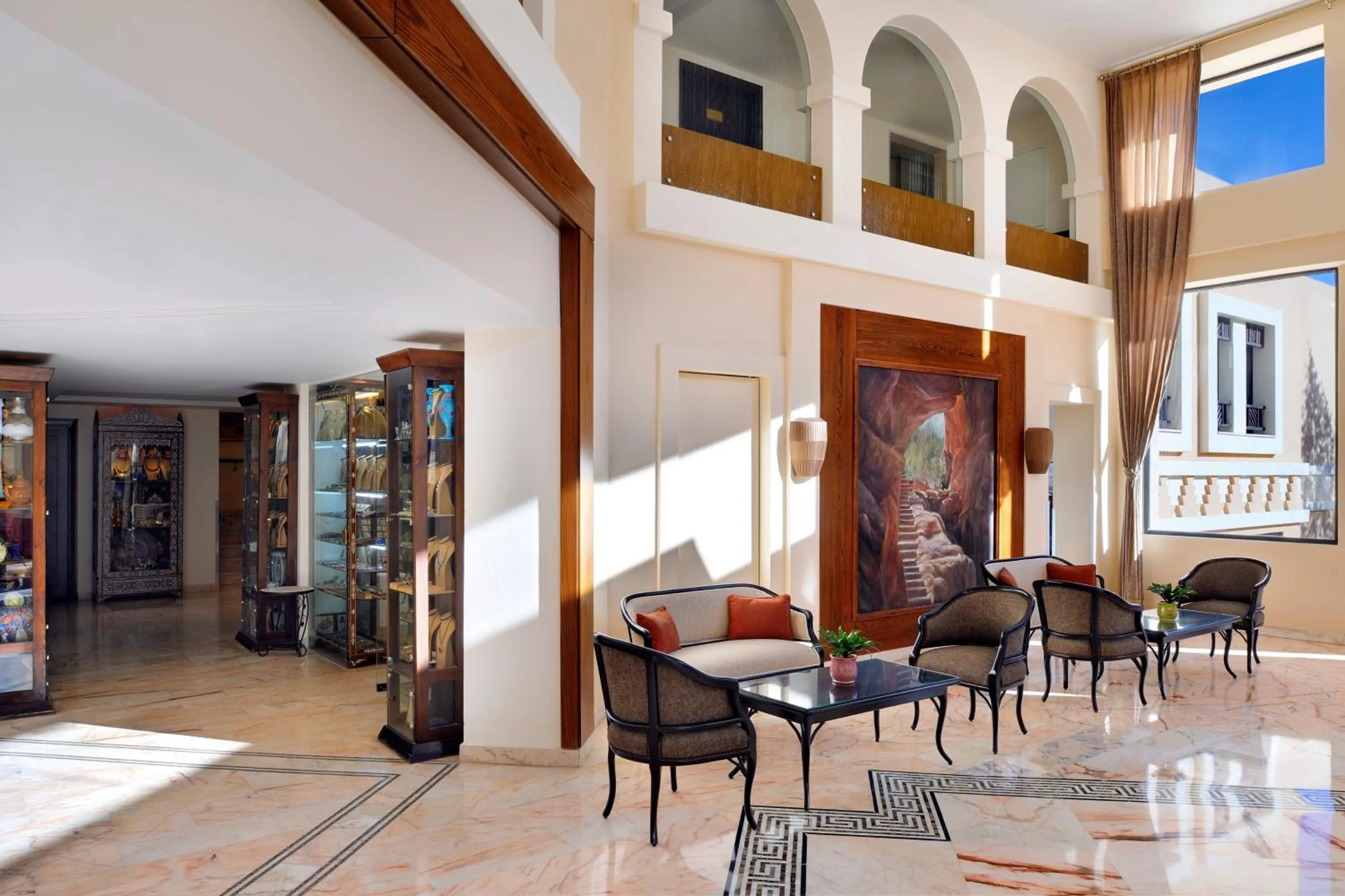 Lobby or reception in Petra Marriott Hotel