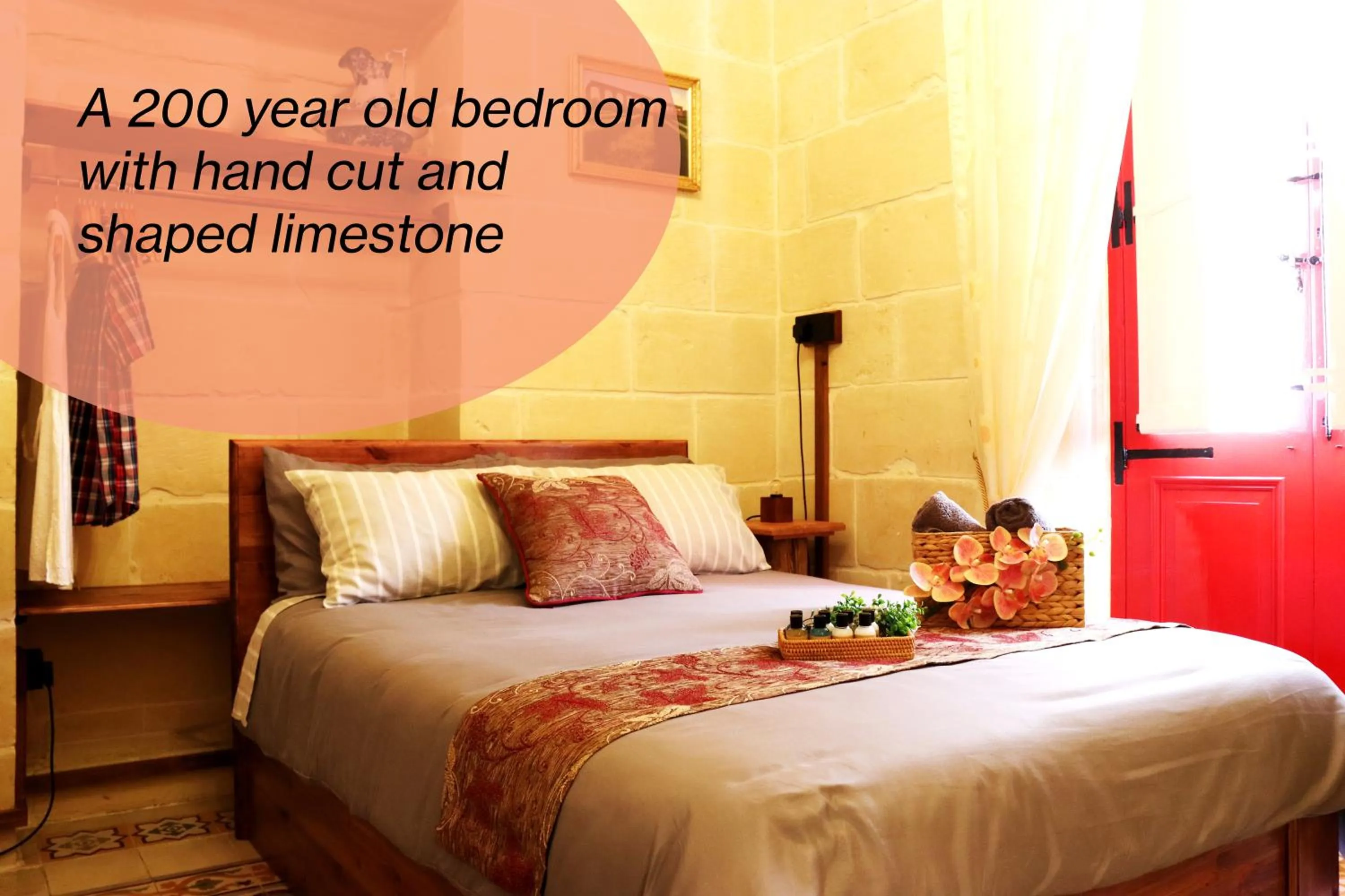 Bedroom in Il-Bàrraġ Farmhouse B&B - Gozo Traditional Hospitality