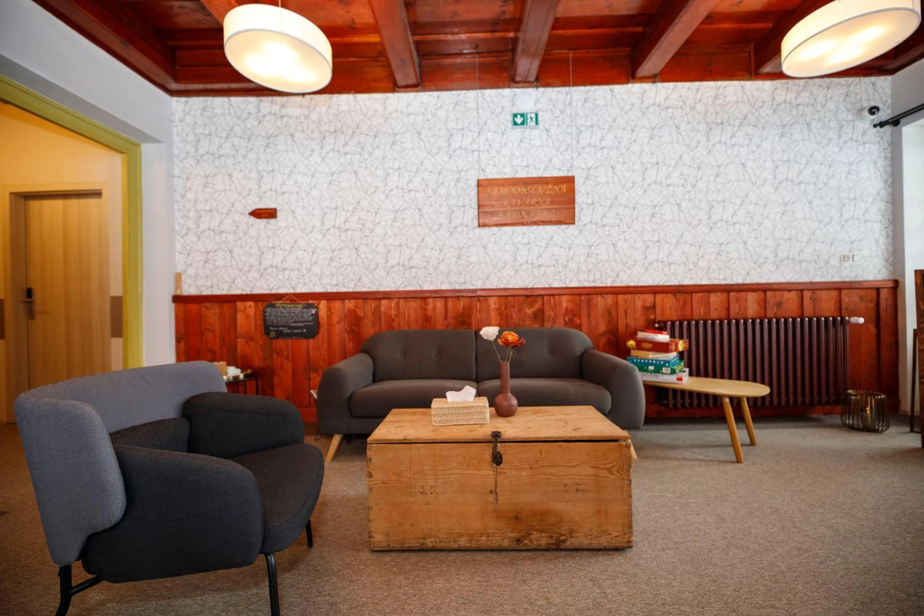 Seating area in Aparthotel Panorama