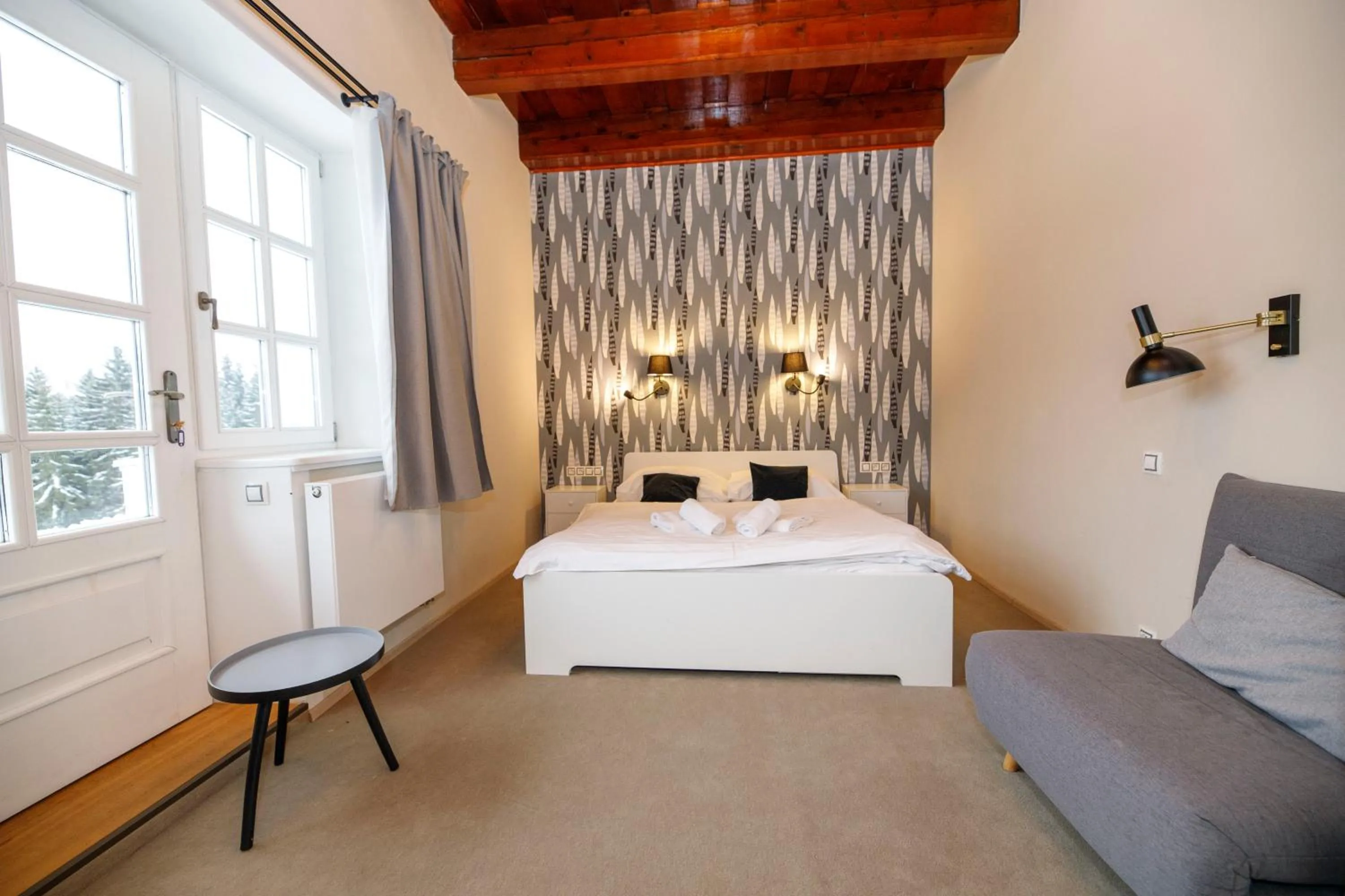 Bedroom, Bed in Aparthotel Panorama