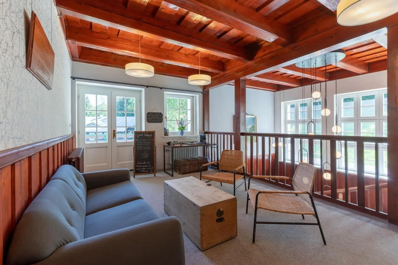 Seating area in Aparthotel Panorama
