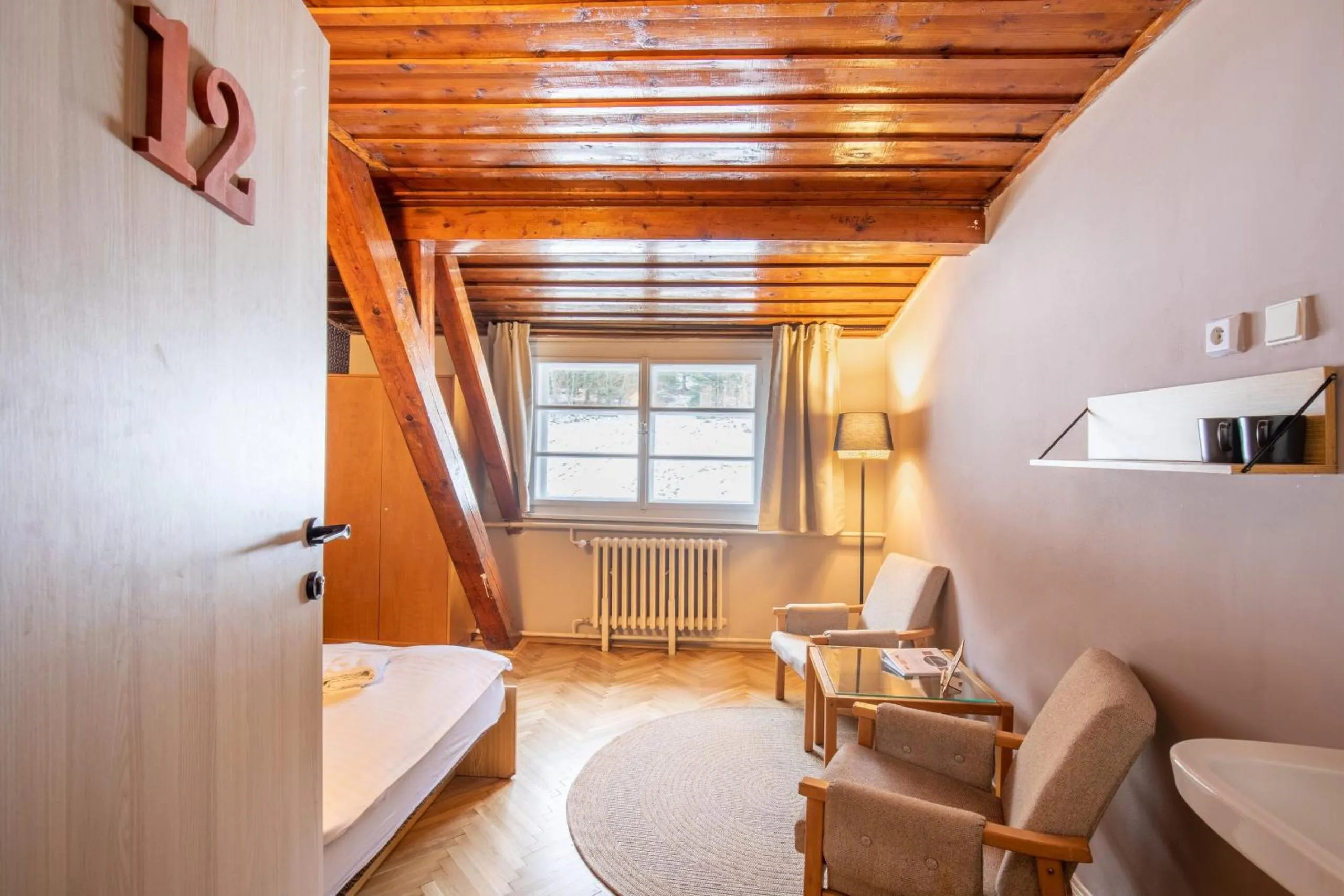 Bed in Aparthotel Panorama