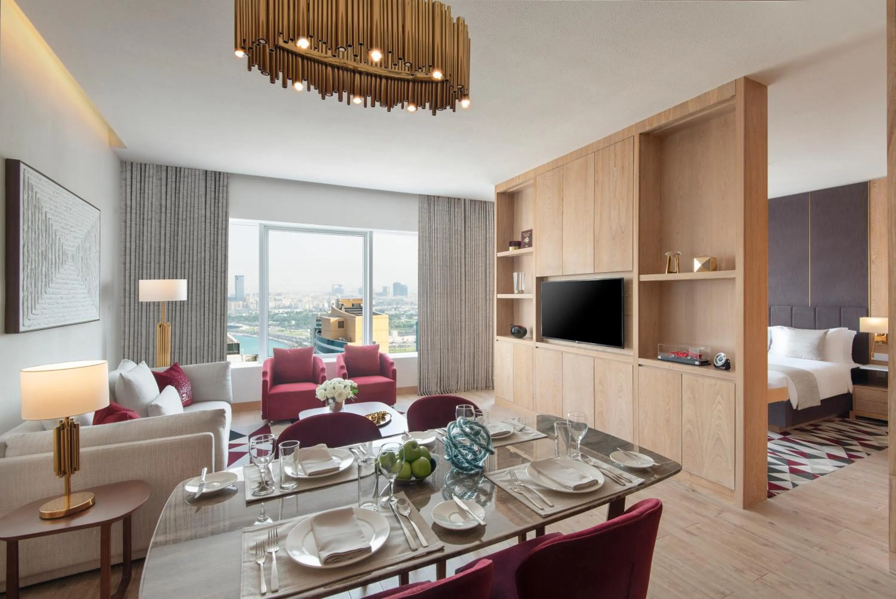 Living room in The Bentley Luxury Hotel & Suites