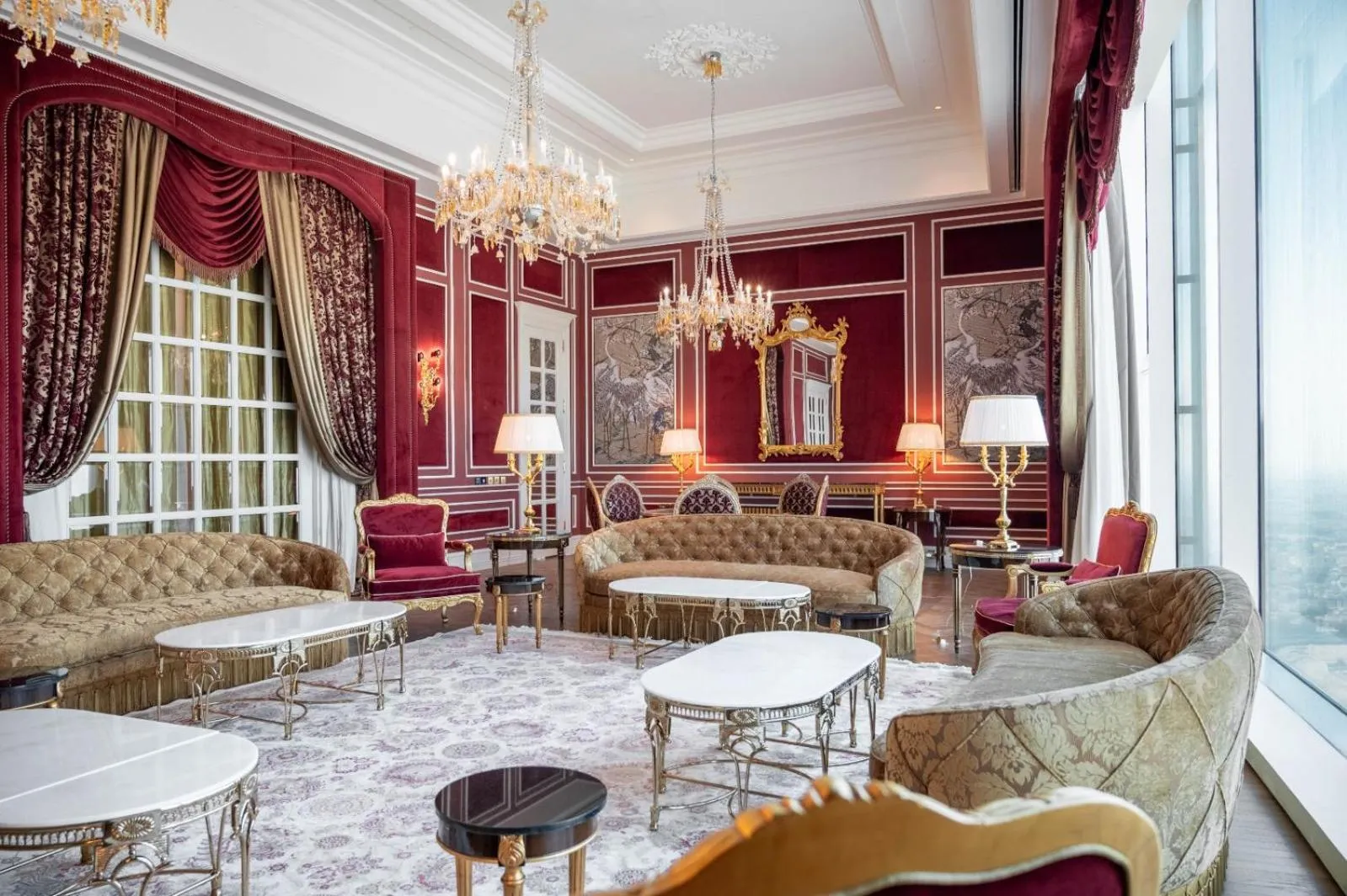 Living room in The Bentley Luxury Hotel & Suites