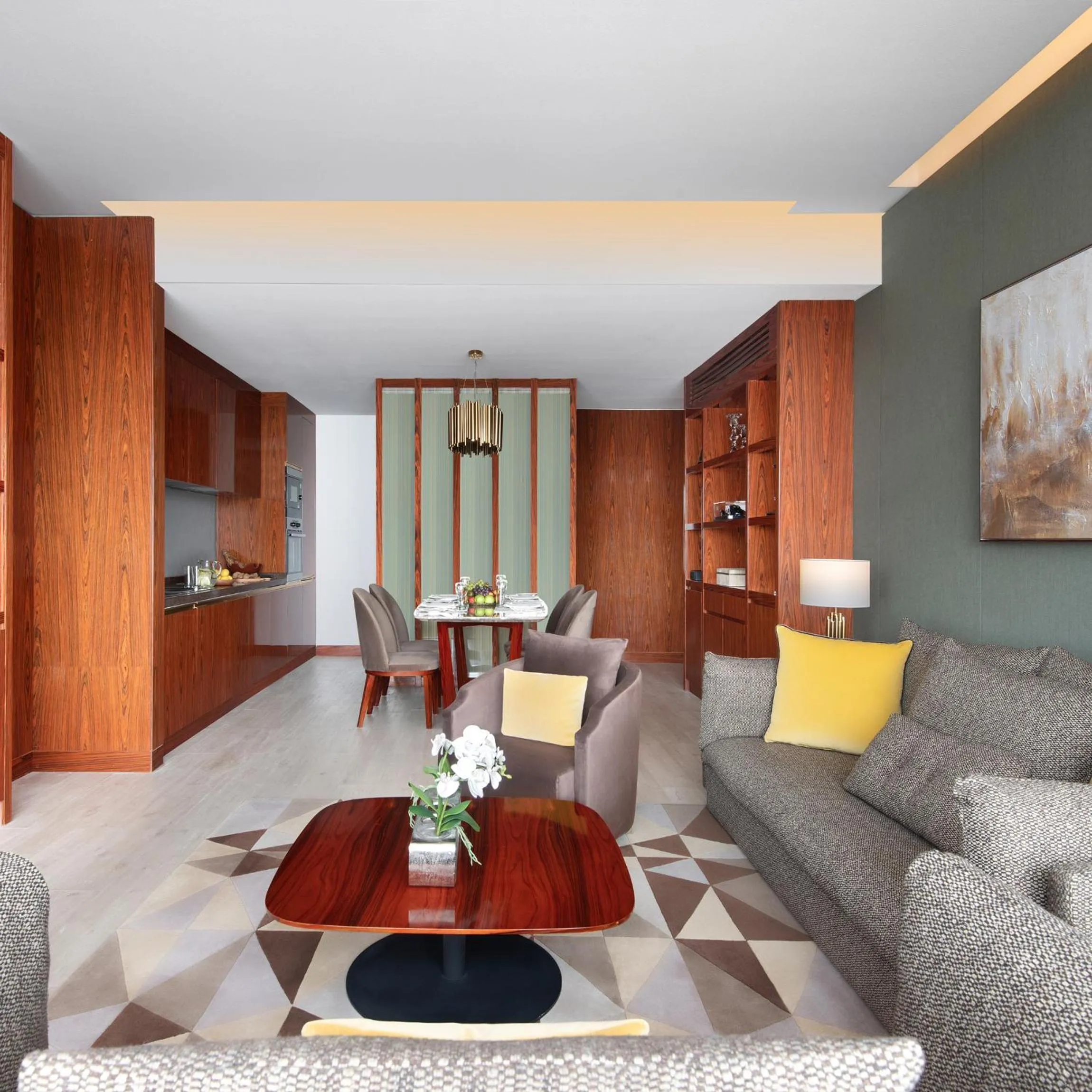 Living room in The Bentley Luxury Hotel & Suites