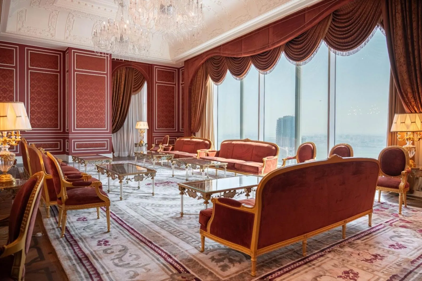 Living room in The Bentley Luxury Hotel & Suites