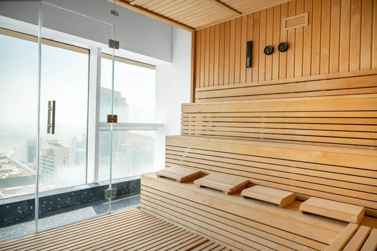 Sauna in The Bentley Luxury Hotel & Suites