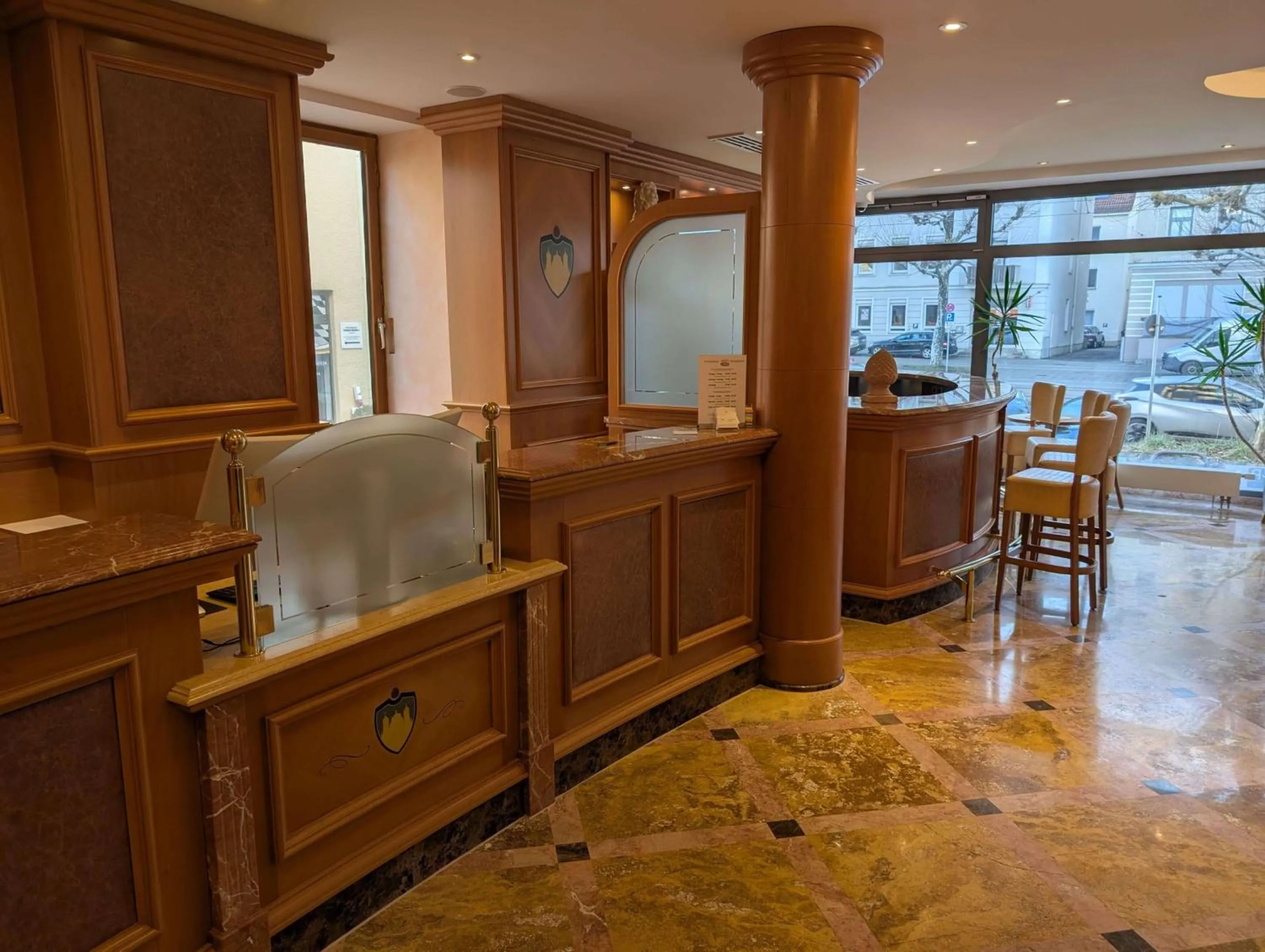 Lobby or reception in Stadthotel Augsburg