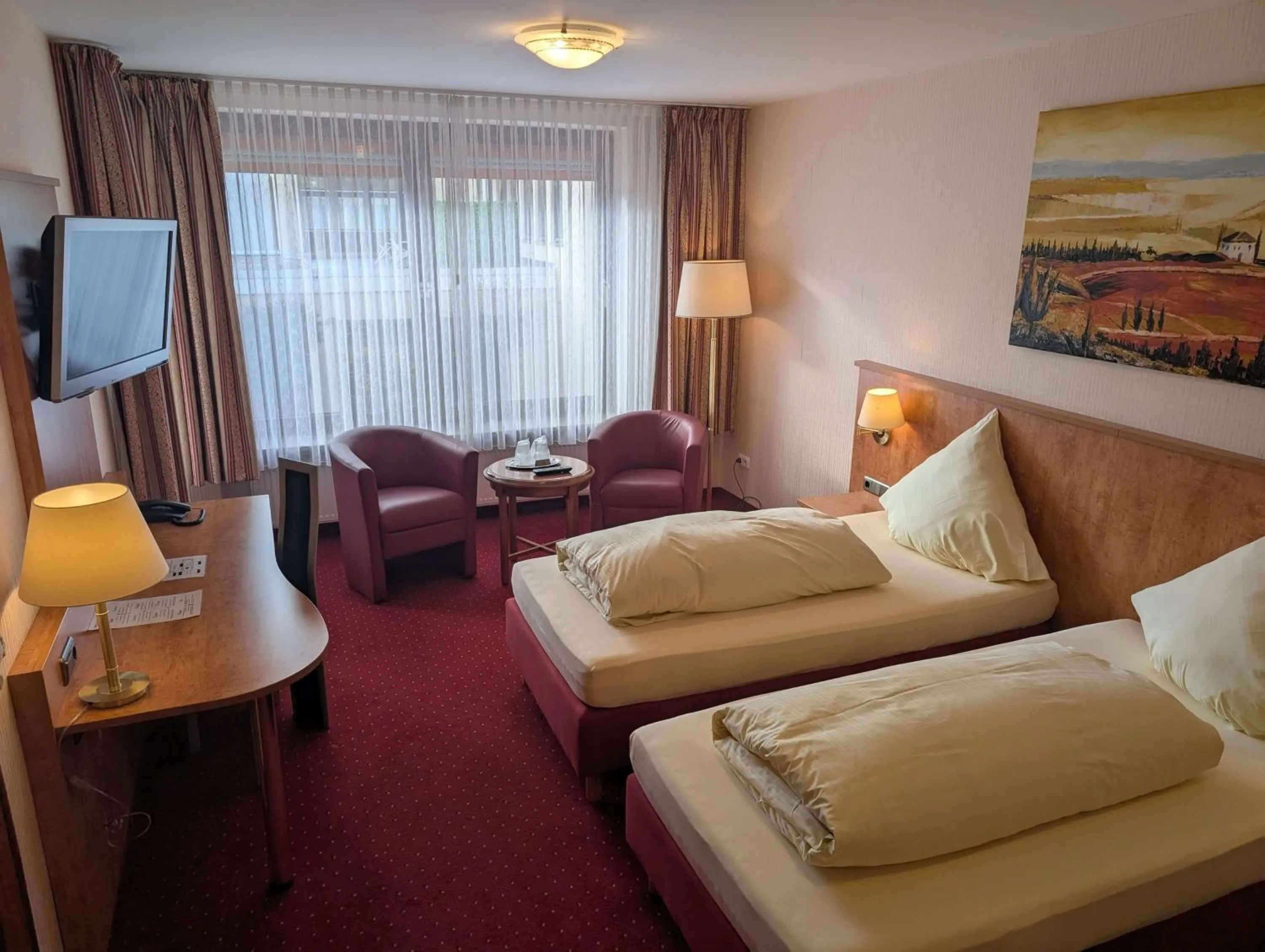 Bed in Stadthotel Augsburg