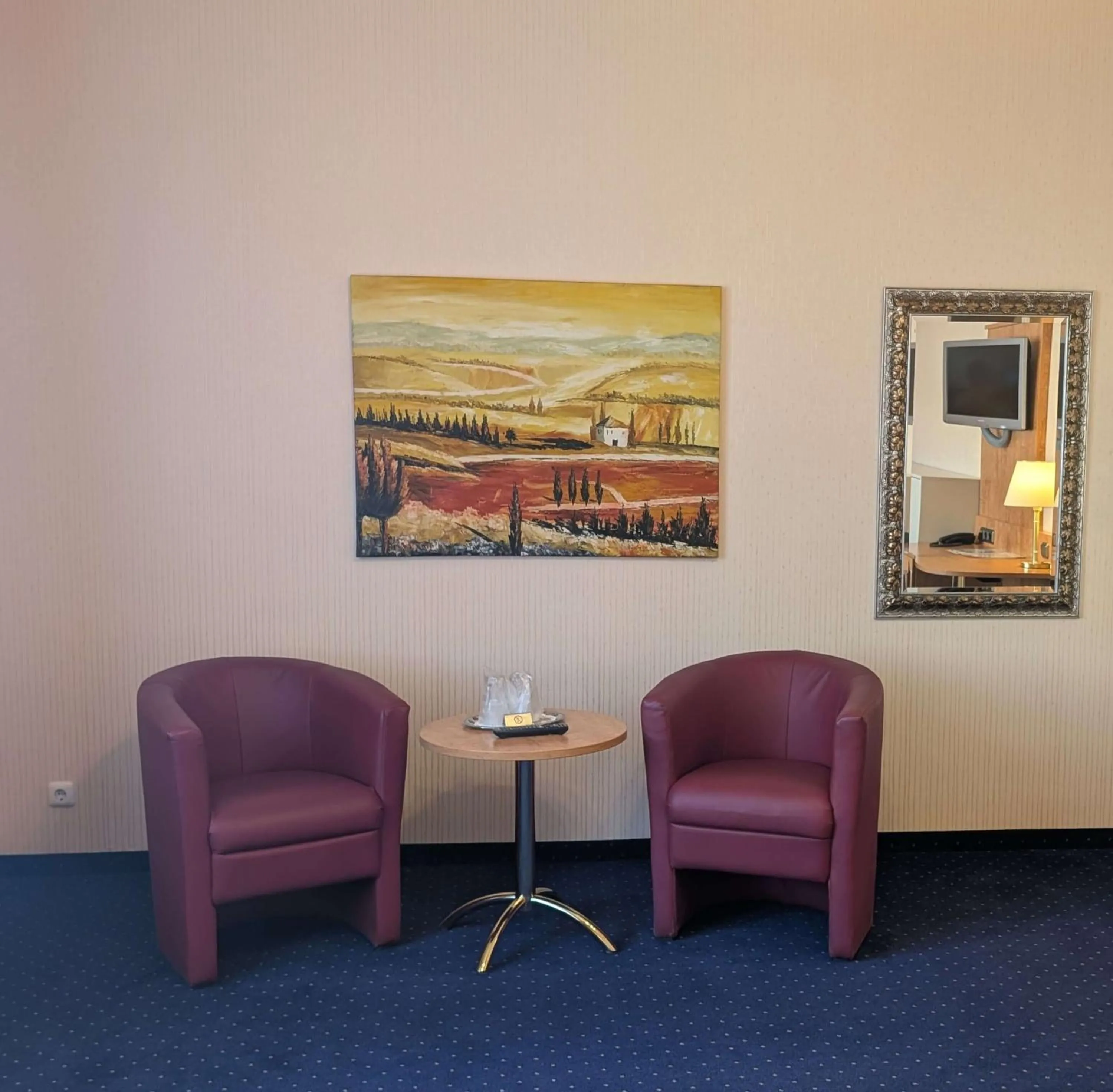 Seating area in Stadthotel Augsburg