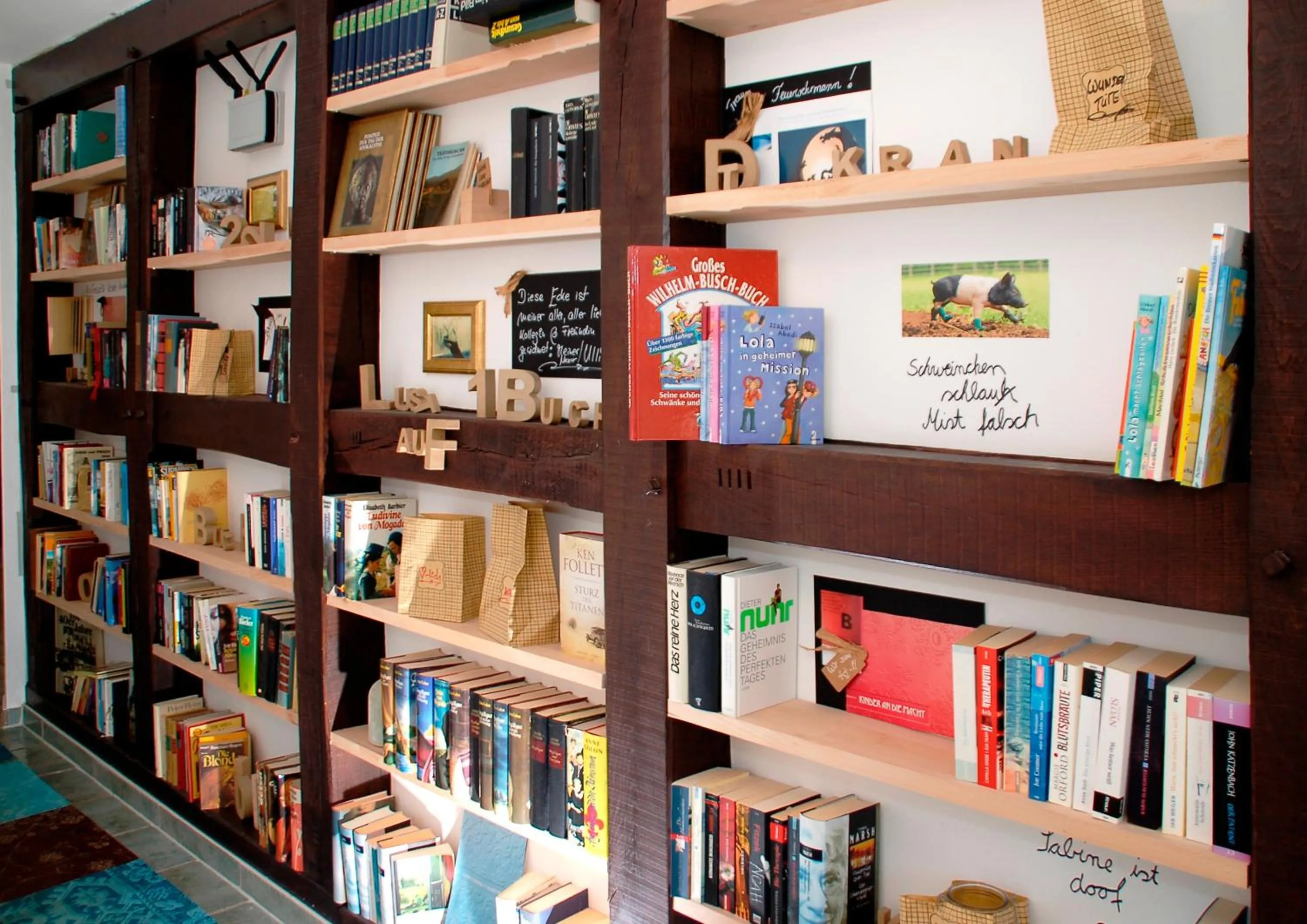 Library in Hotel Auszeit