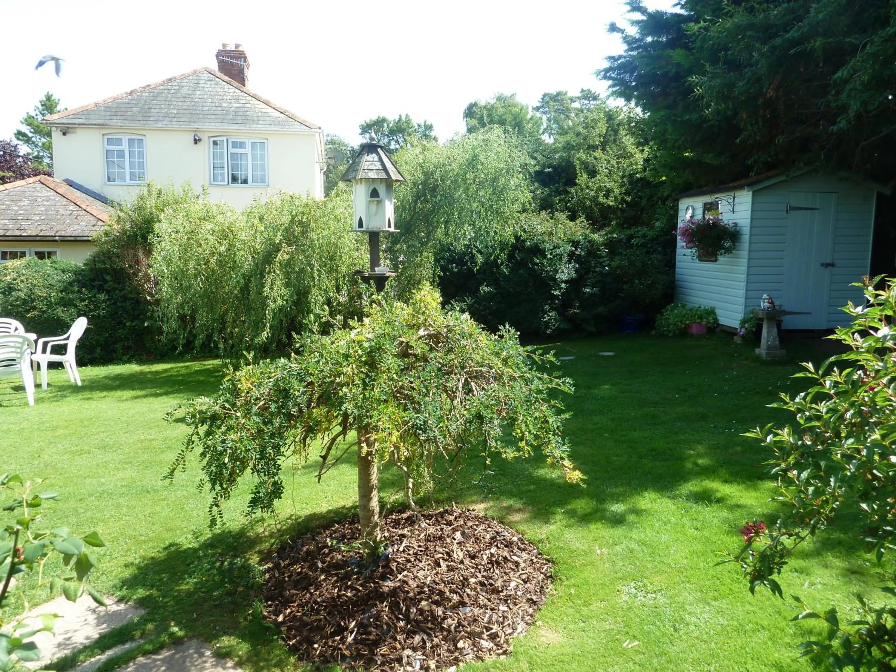 Garden view in Hillside Self Catering