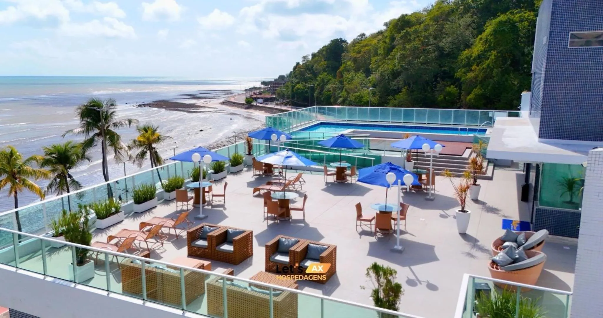 Solarium in AX Blue Suítes