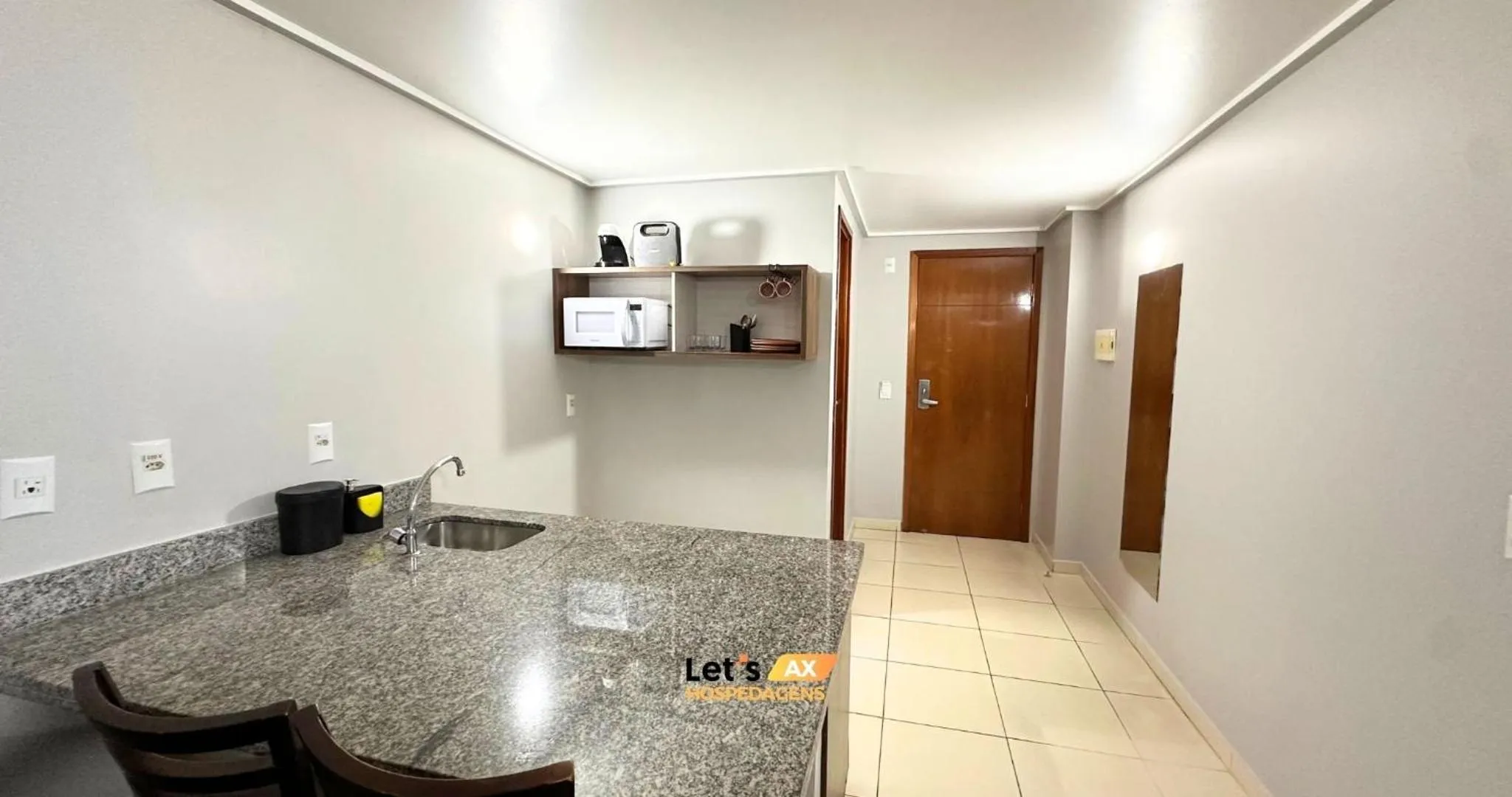 Photo of the whole room in AX Blue Suítes