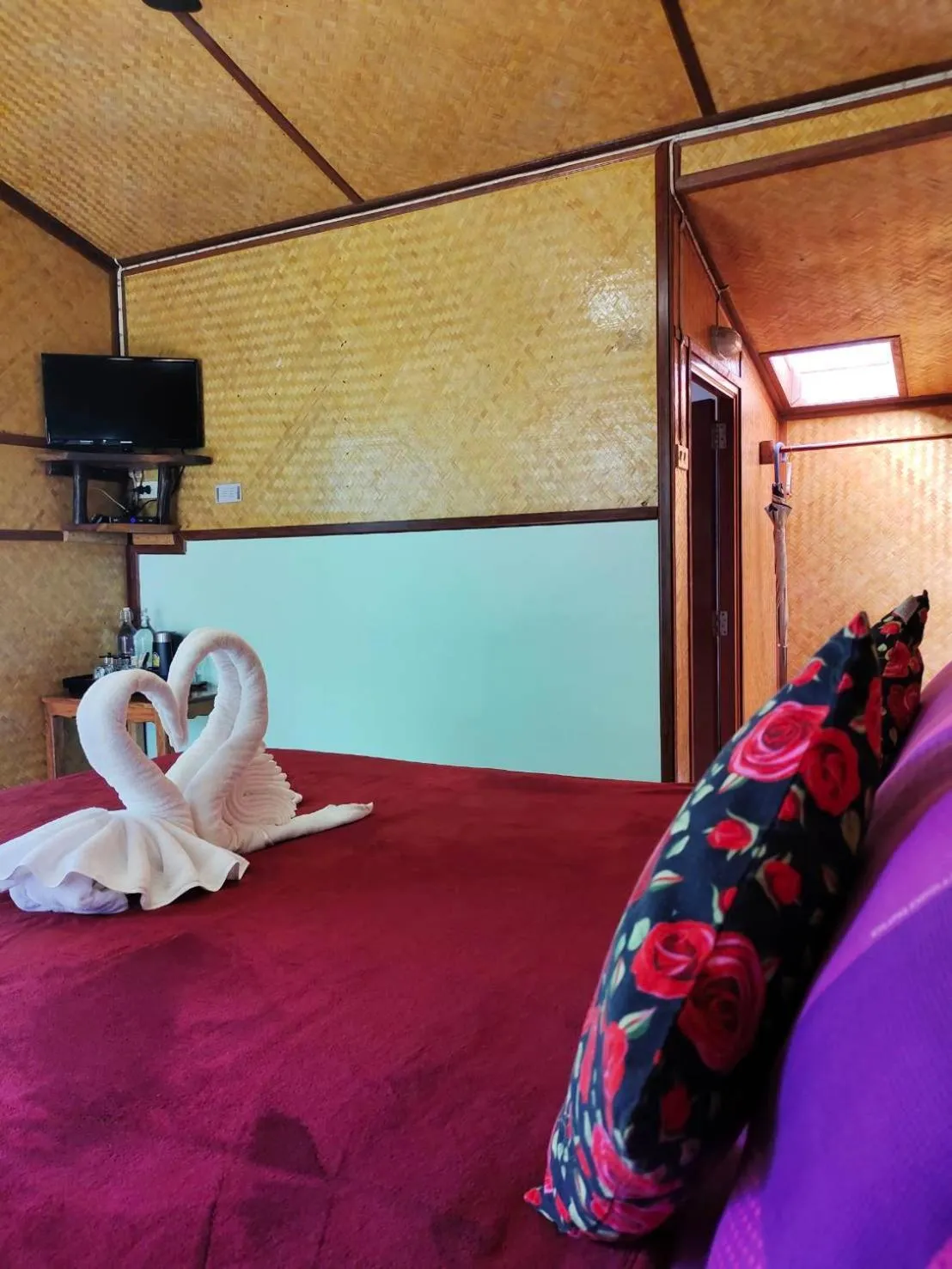 Bedroom, Bed in Bansuanphutarn