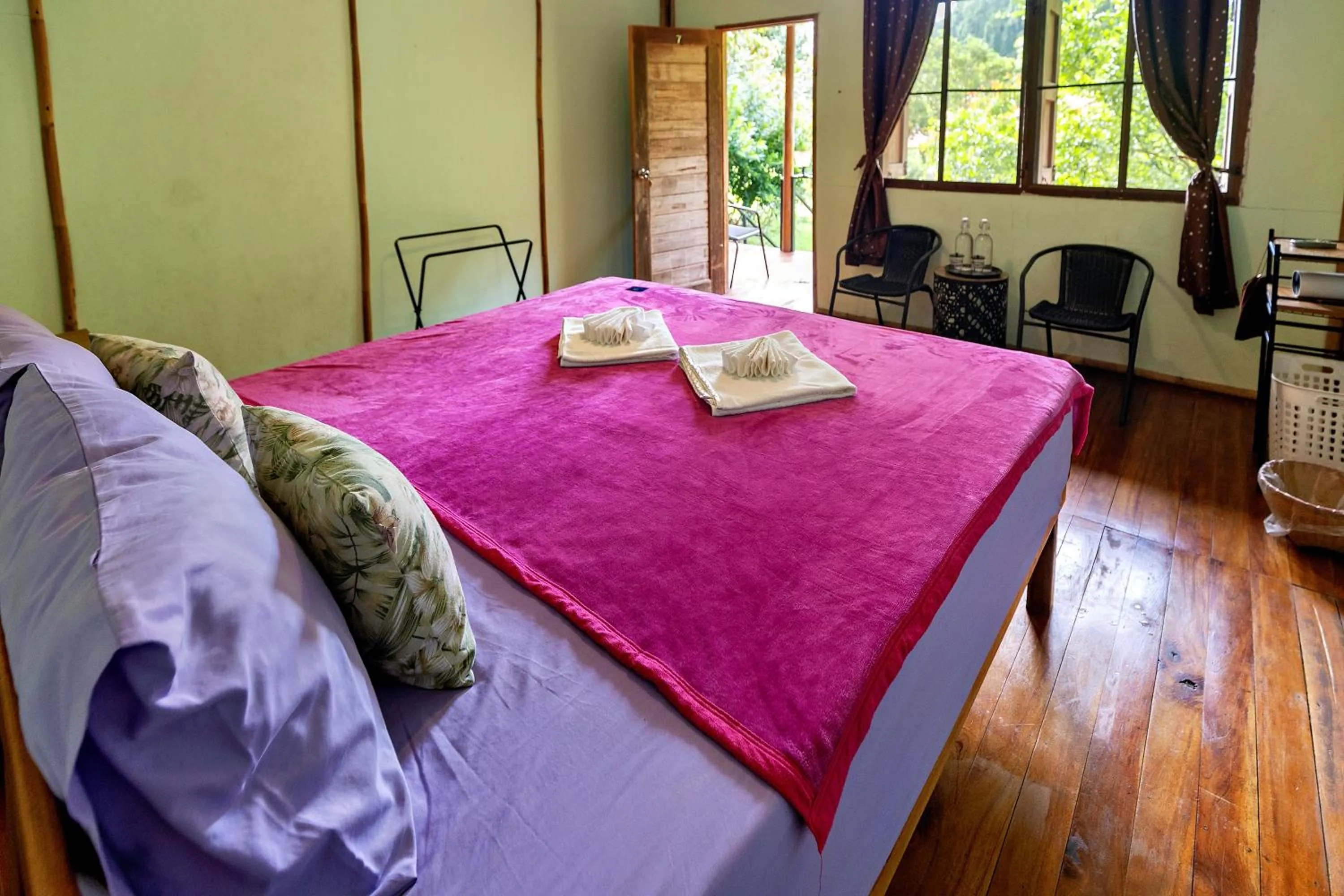 Bed in Bansuanphutarn