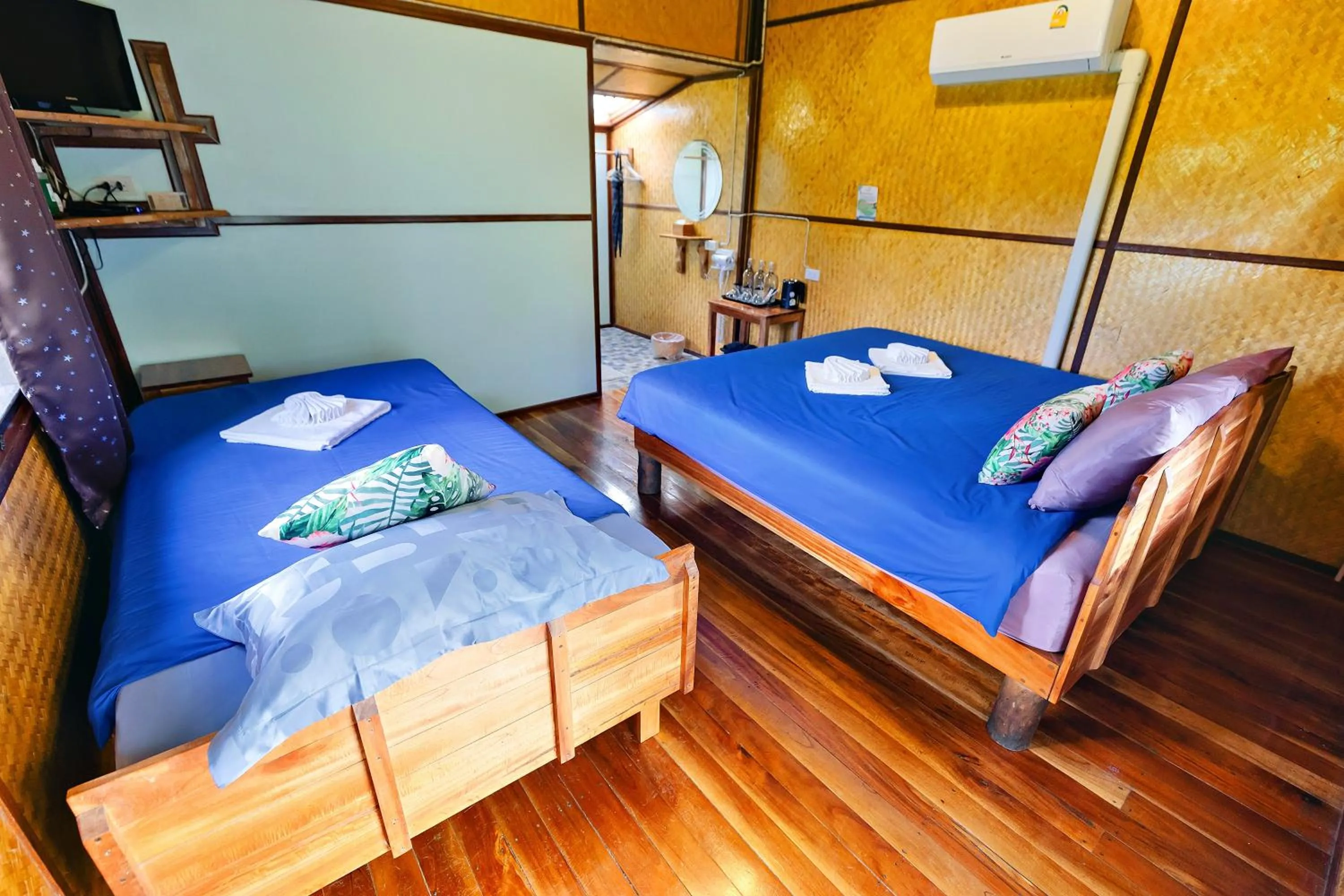 Bed in Bansuanphutarn