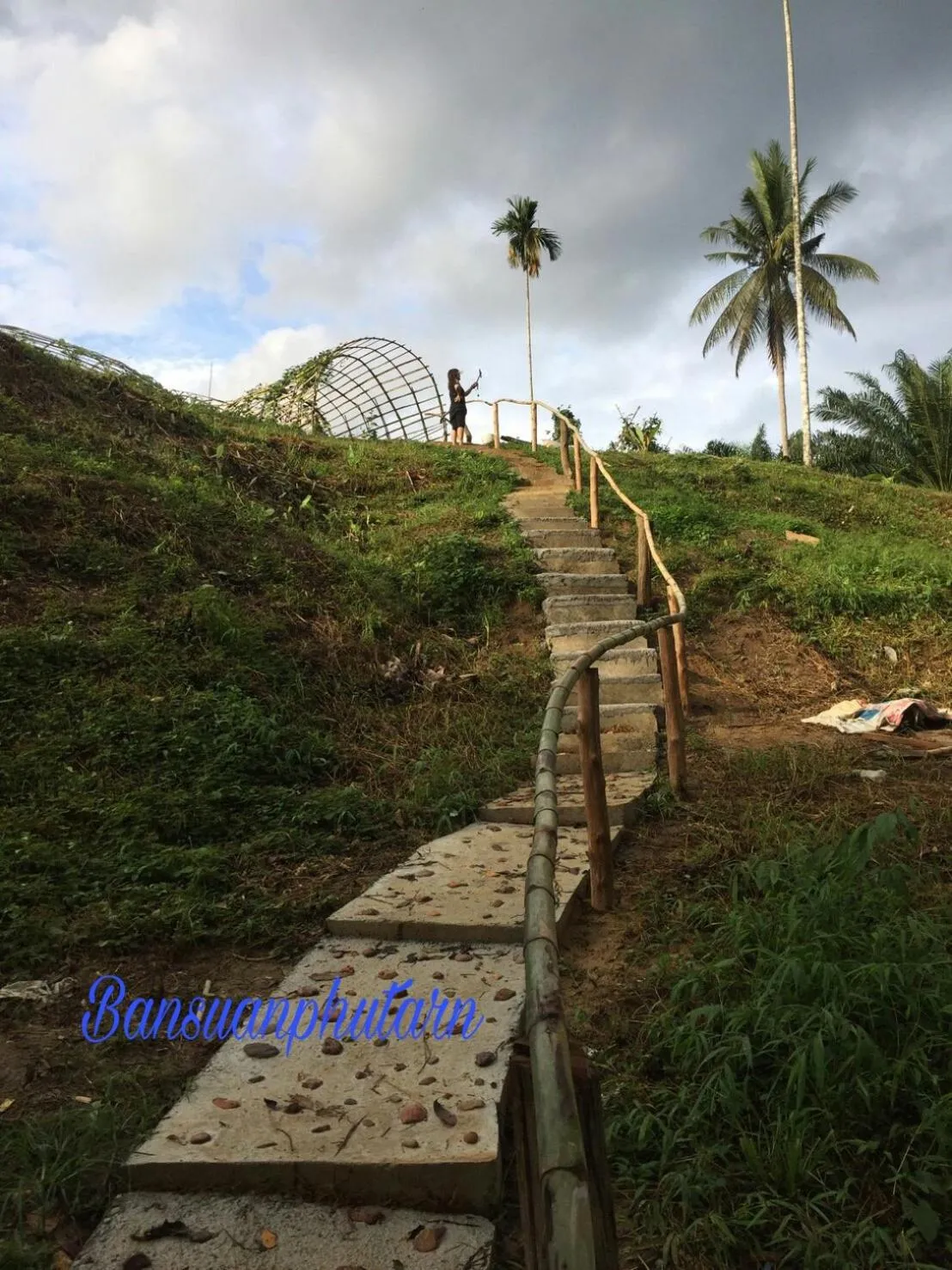 Inner courtyard view in Bansuanphutarn