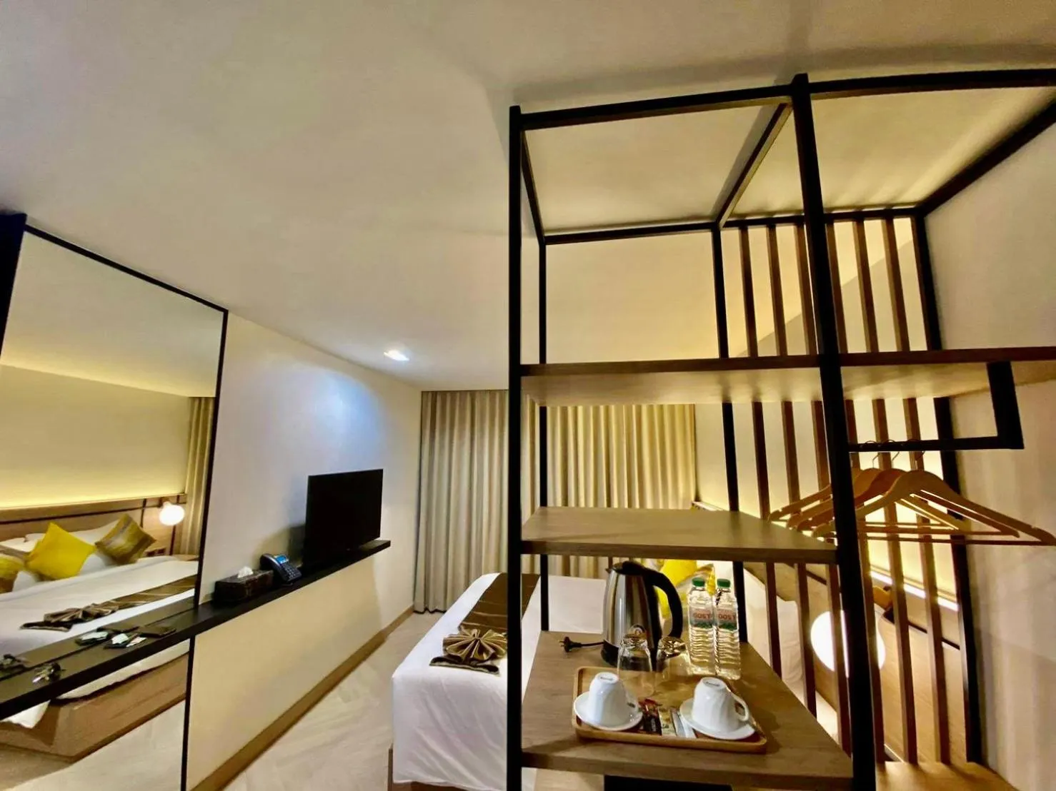 Photo of the whole room, Bed in The Gold Living Life