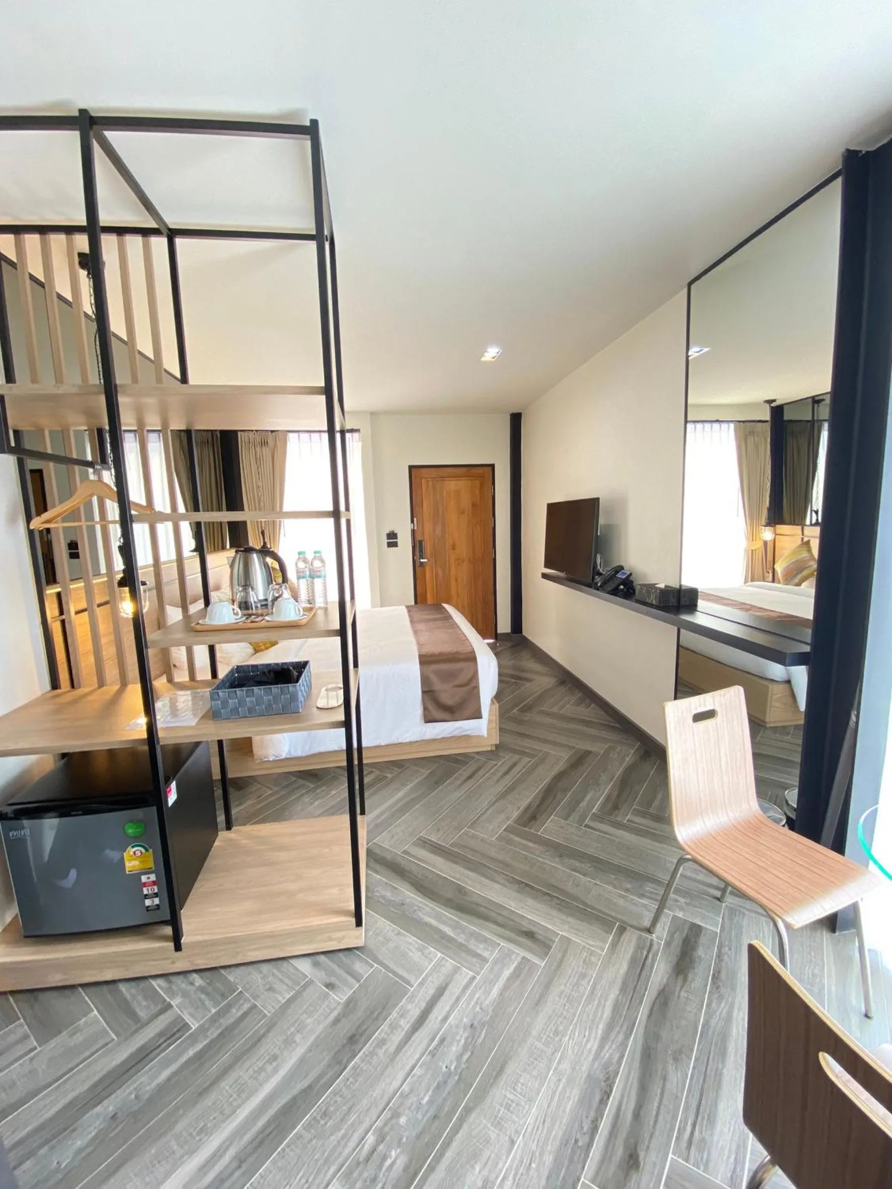 Photo of the whole room, Bed in The Gold Living Life