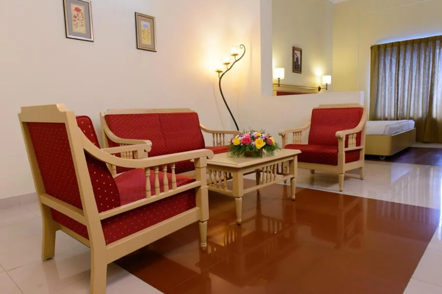 Seating area in CLUB7 HOTEL