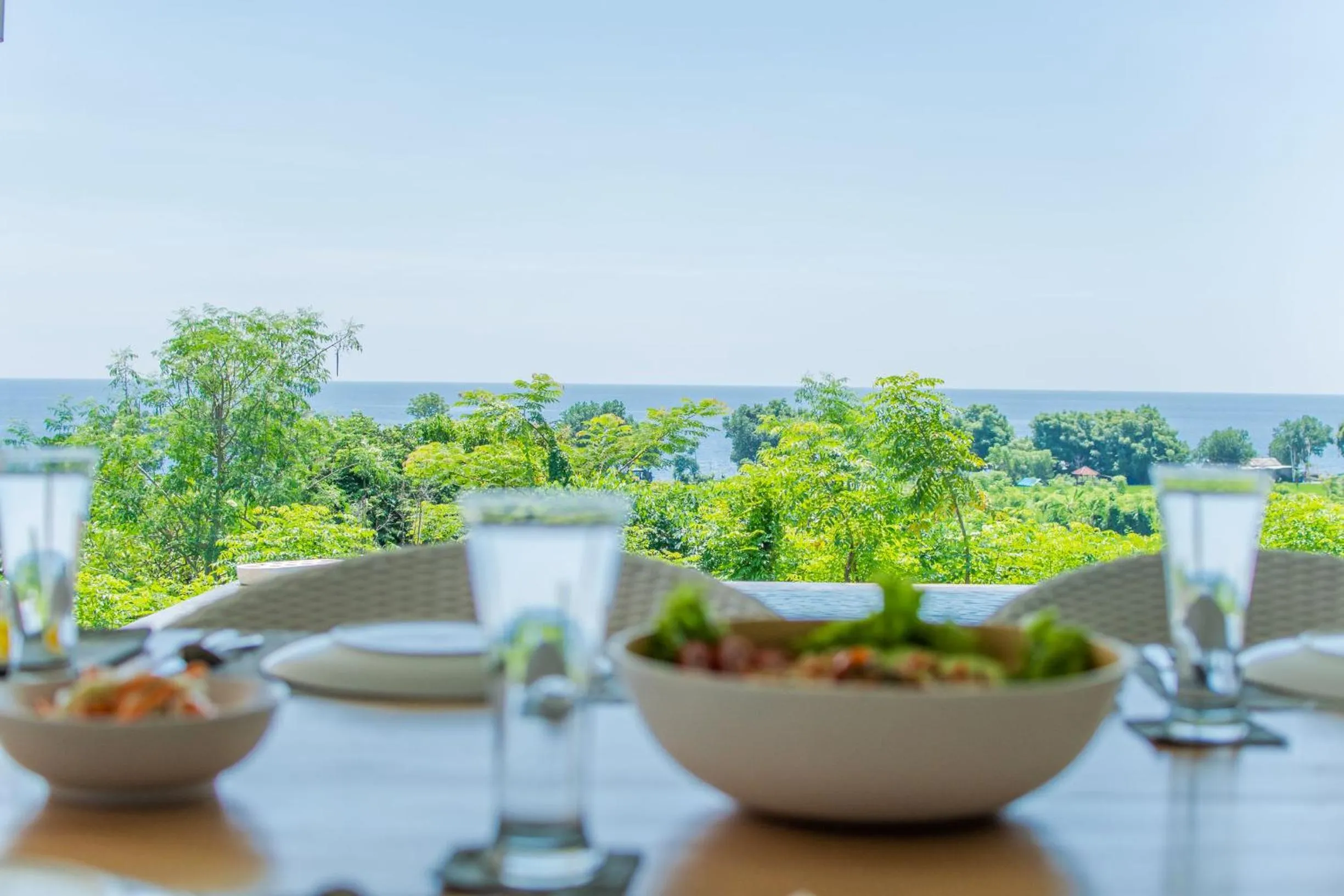 Food in Deep Blue Villa Bali