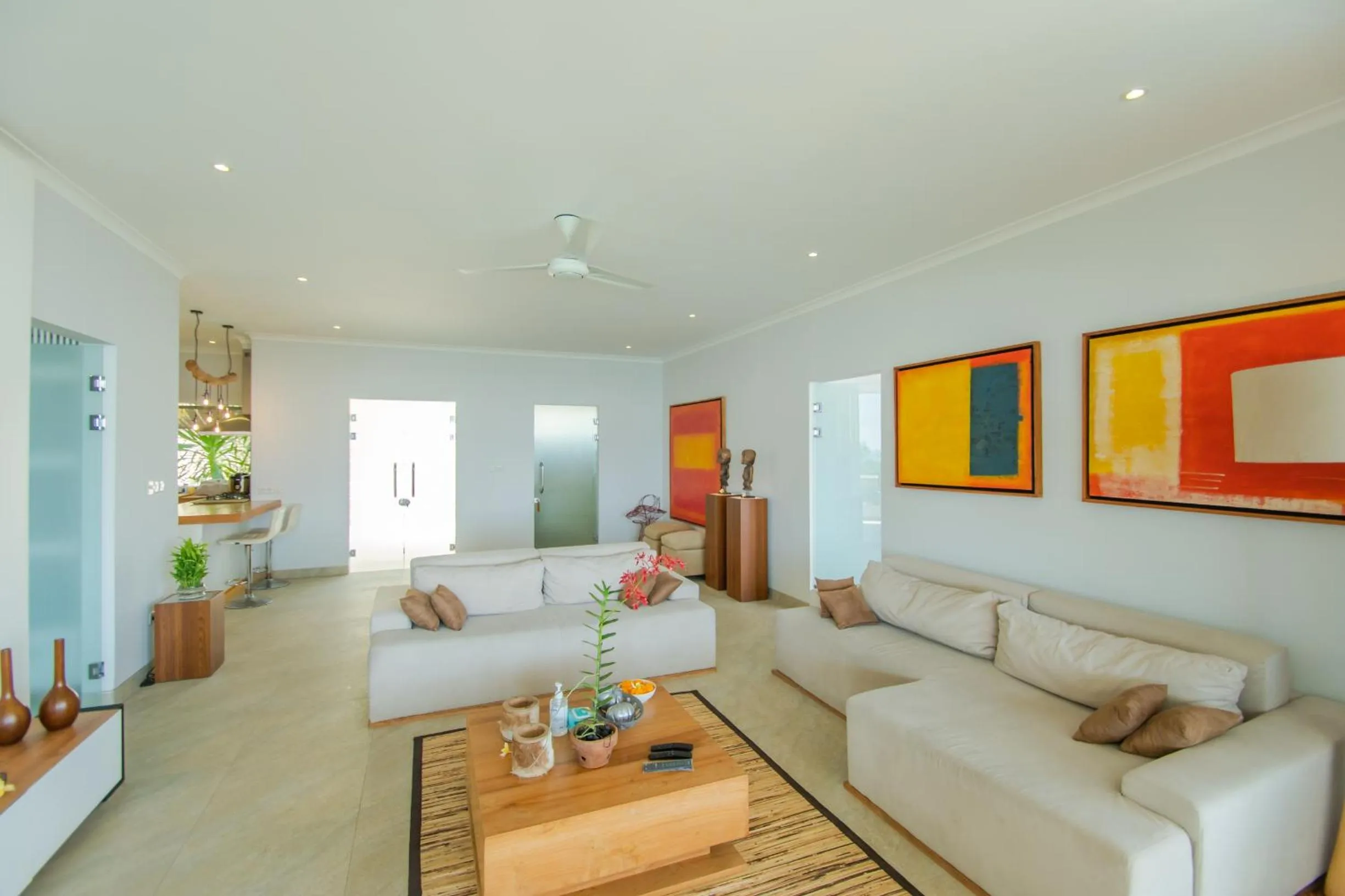Living room in Deep Blue Villa Bali