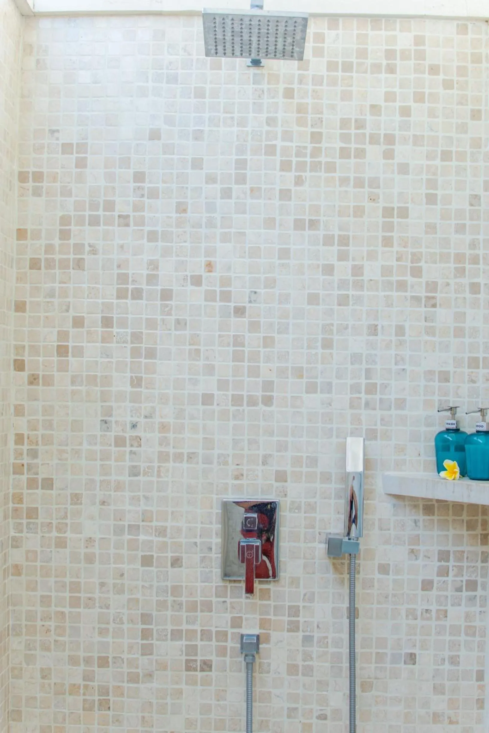 Shower in Deep Blue Villa Bali