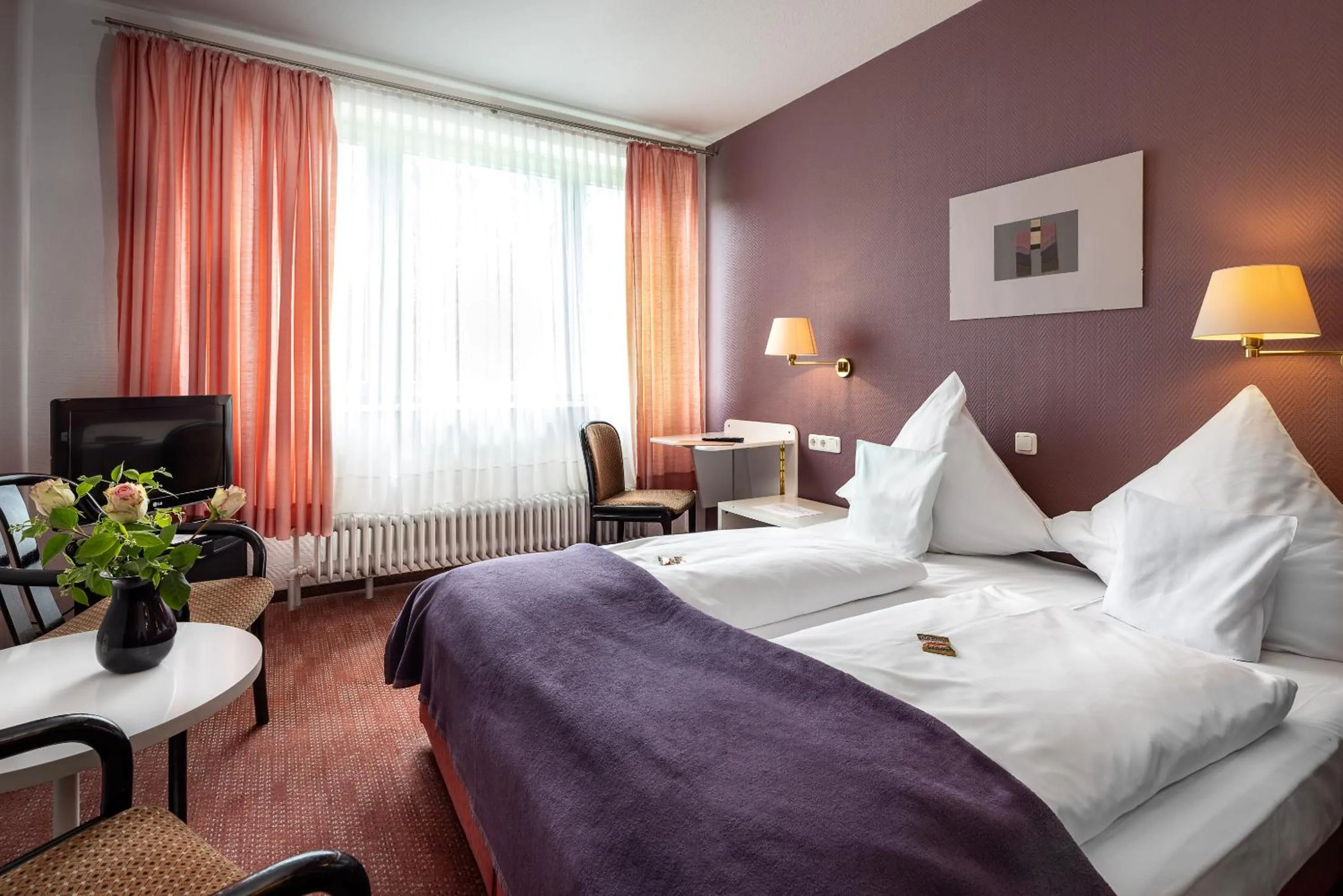 Bedroom, Bed in Parkhotel Hitzacker