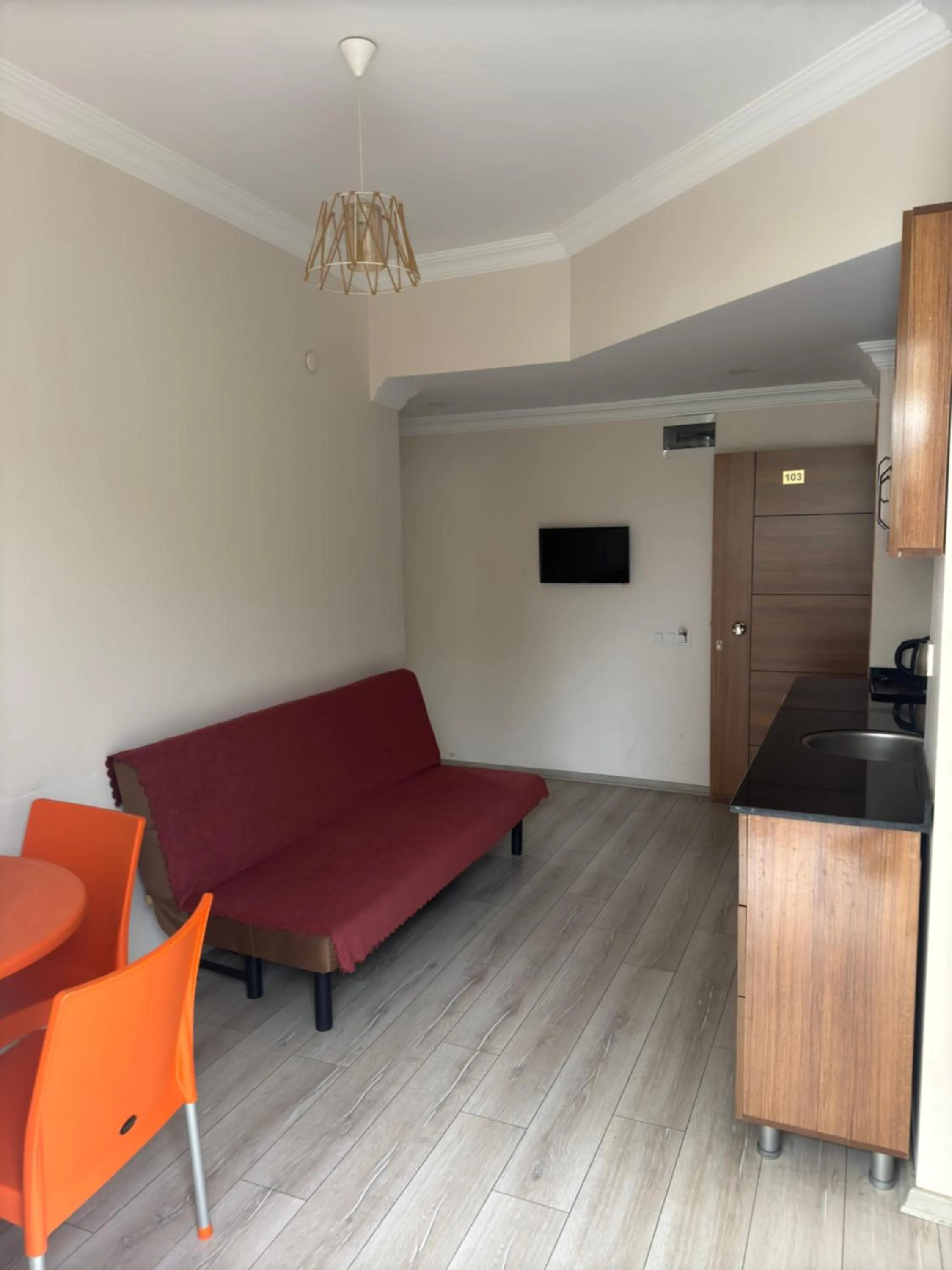 kitchen in Christina Apart Otel