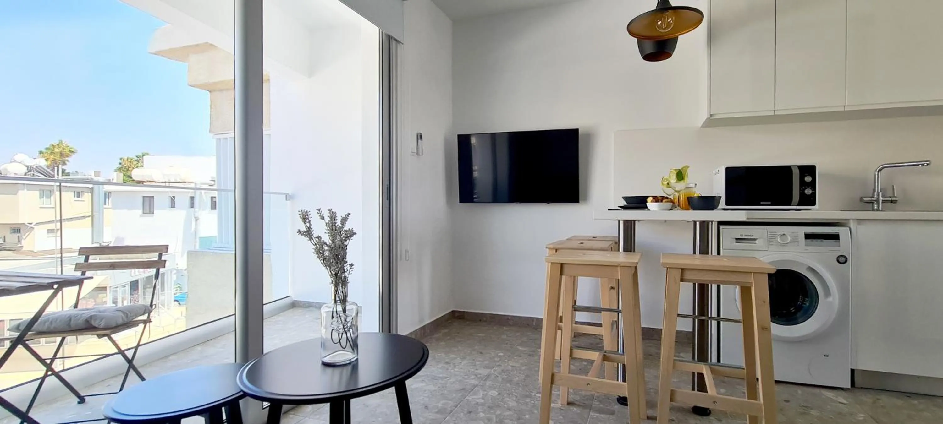TV and multimedia in Phaedrus Living Seaside Luxury Flat Athina 113