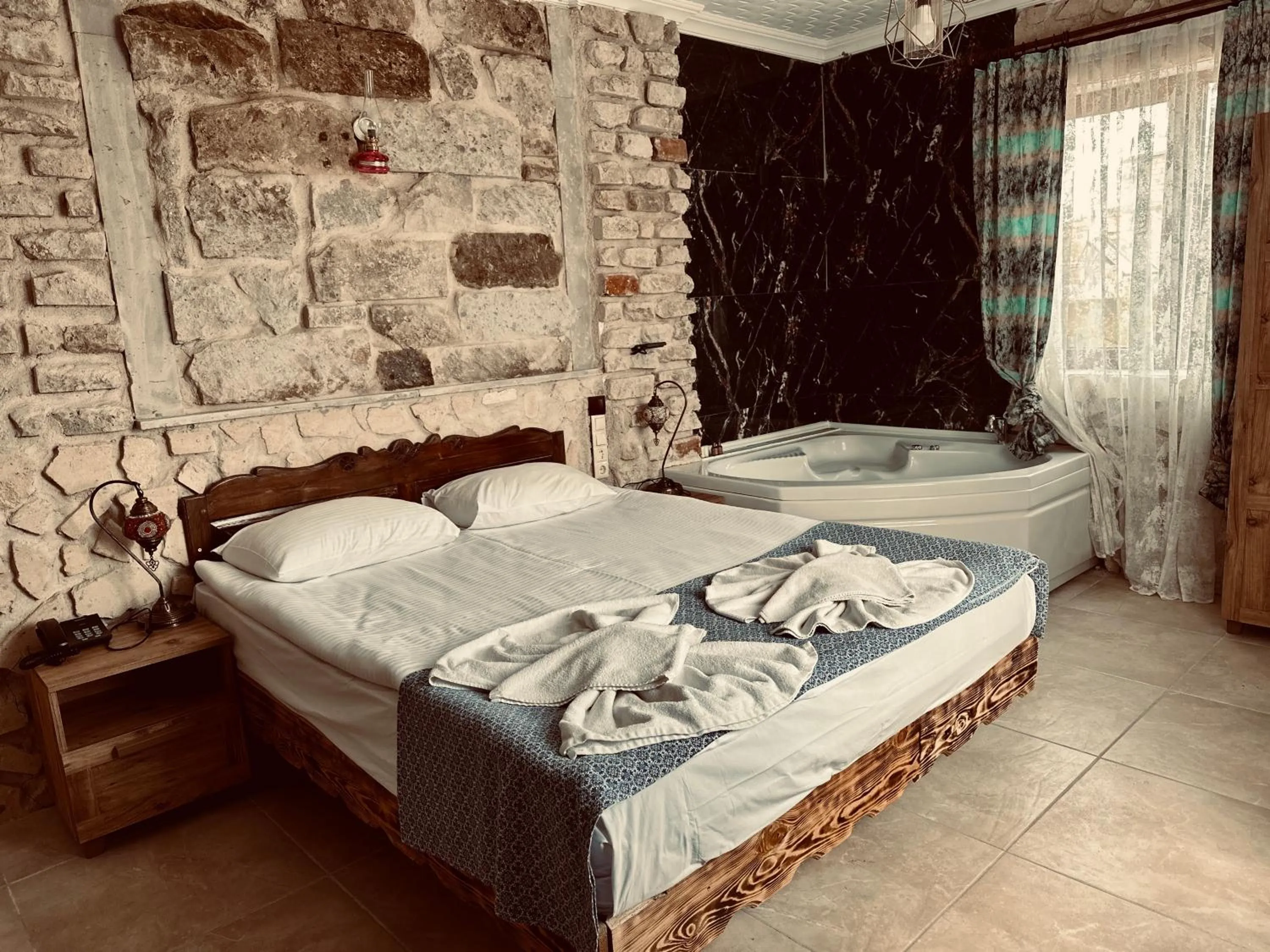 Bedroom in Aysultan Stone House