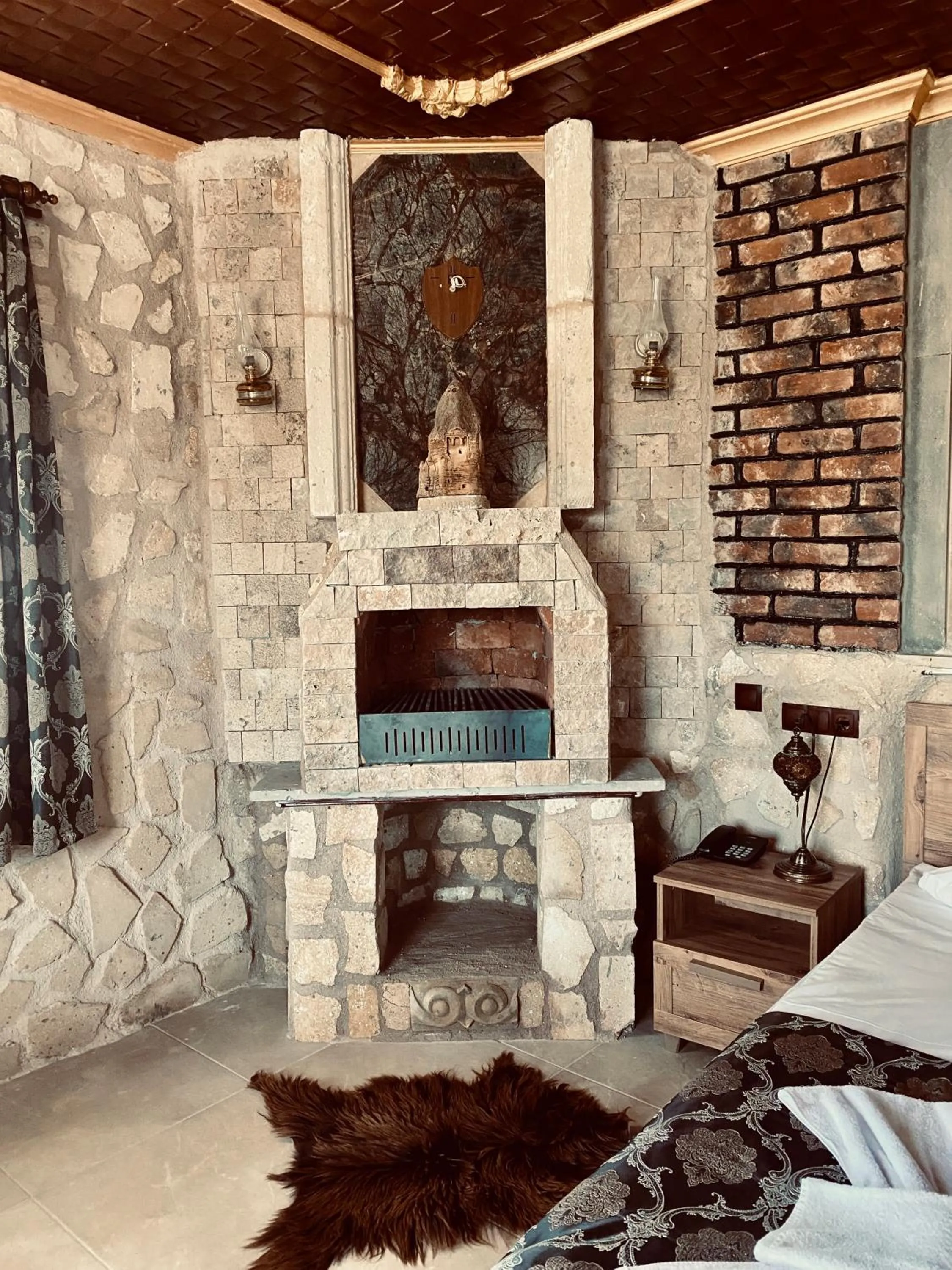 Seating area in Aysultan Stone House