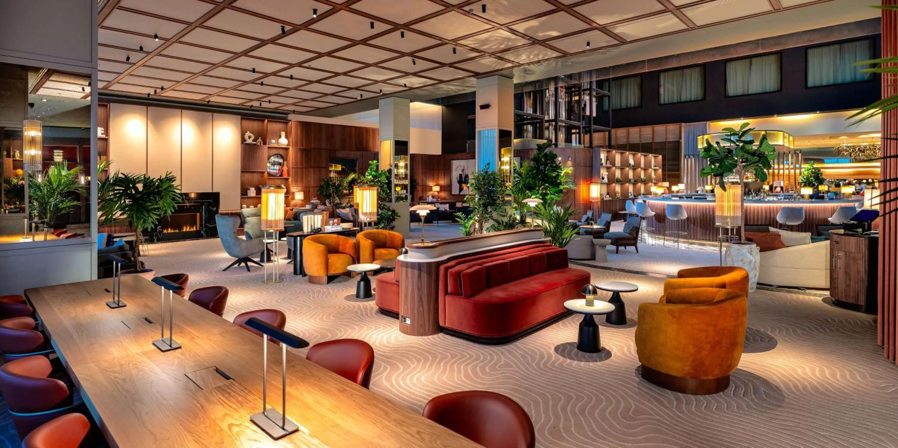 Lobby or reception in Radisson Blu Hotel Zurich Airport