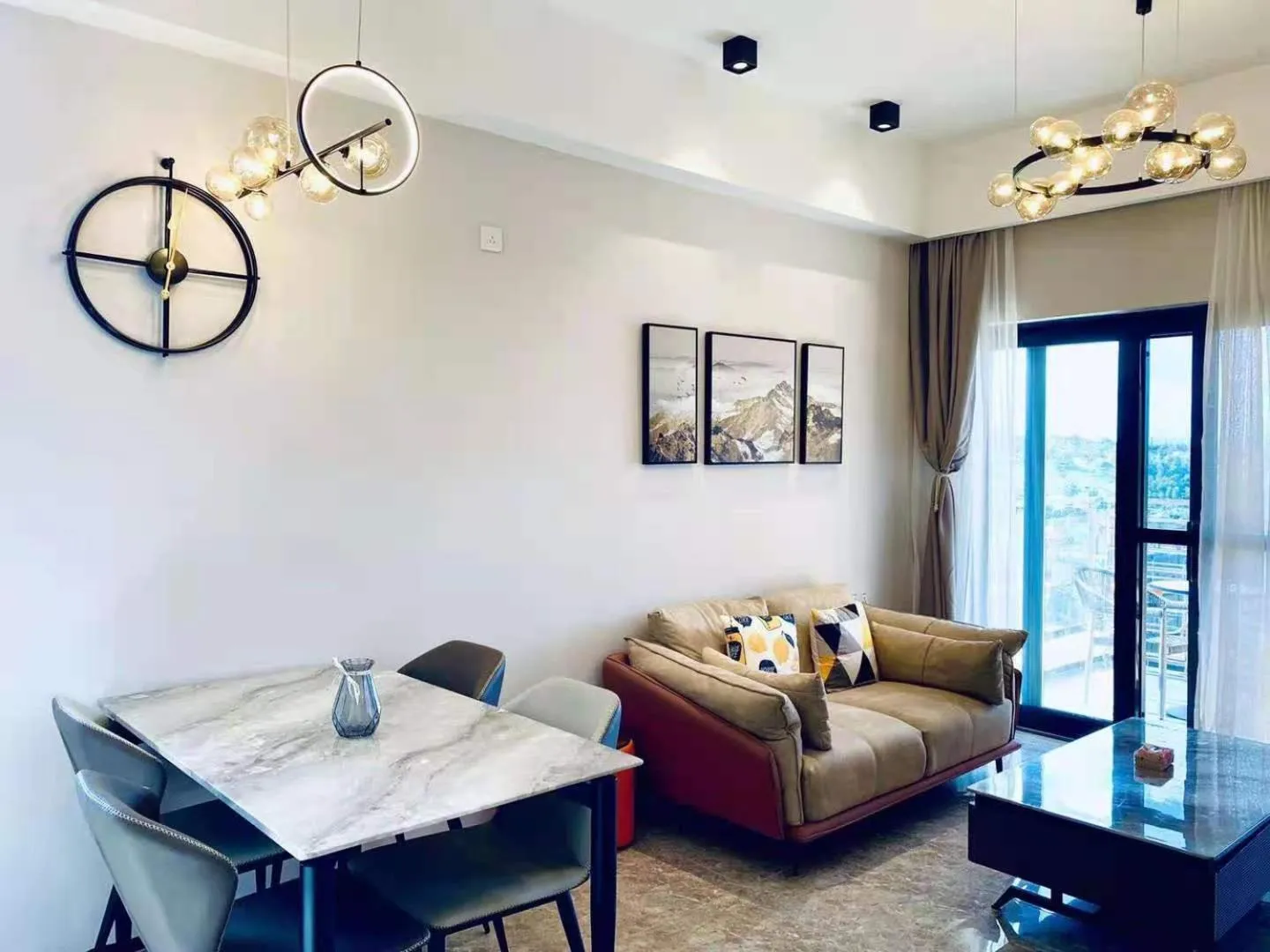 Living room in Rose Garden Private Apartment By LINK