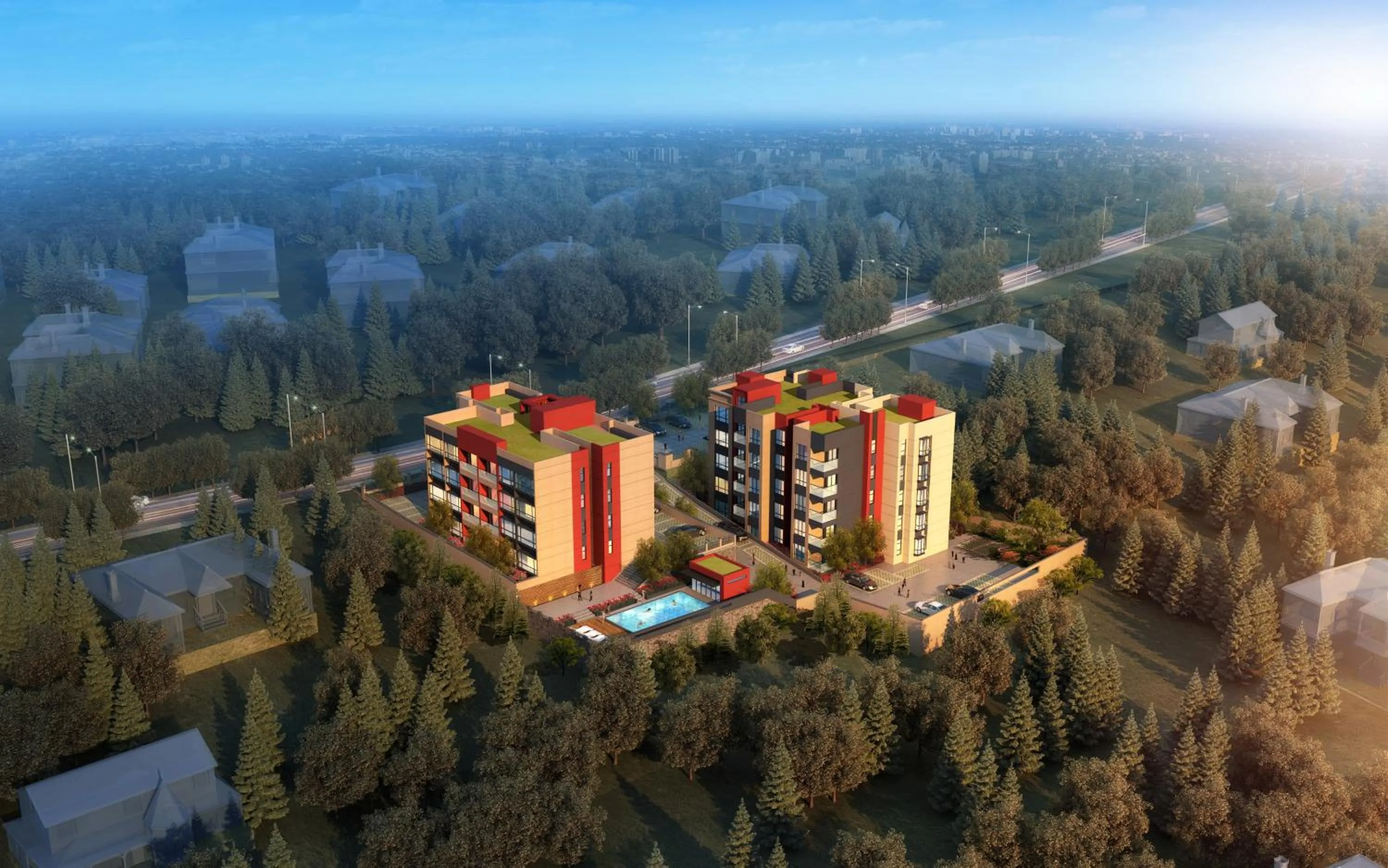 Natural landscape in Rose Garden Private Apartment By LINK