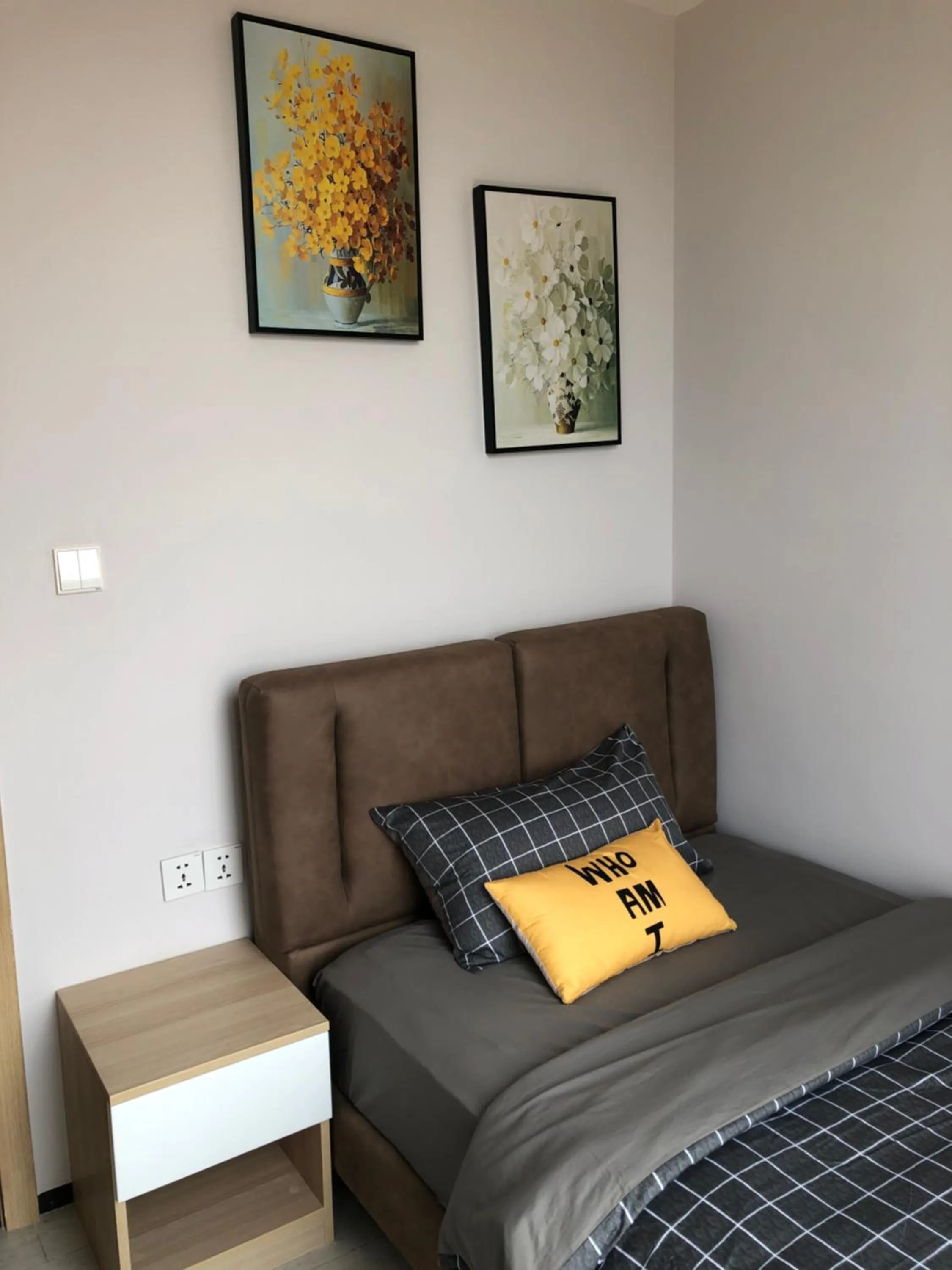 Bedroom, Bed in Rose Garden Private Apartment By LINK