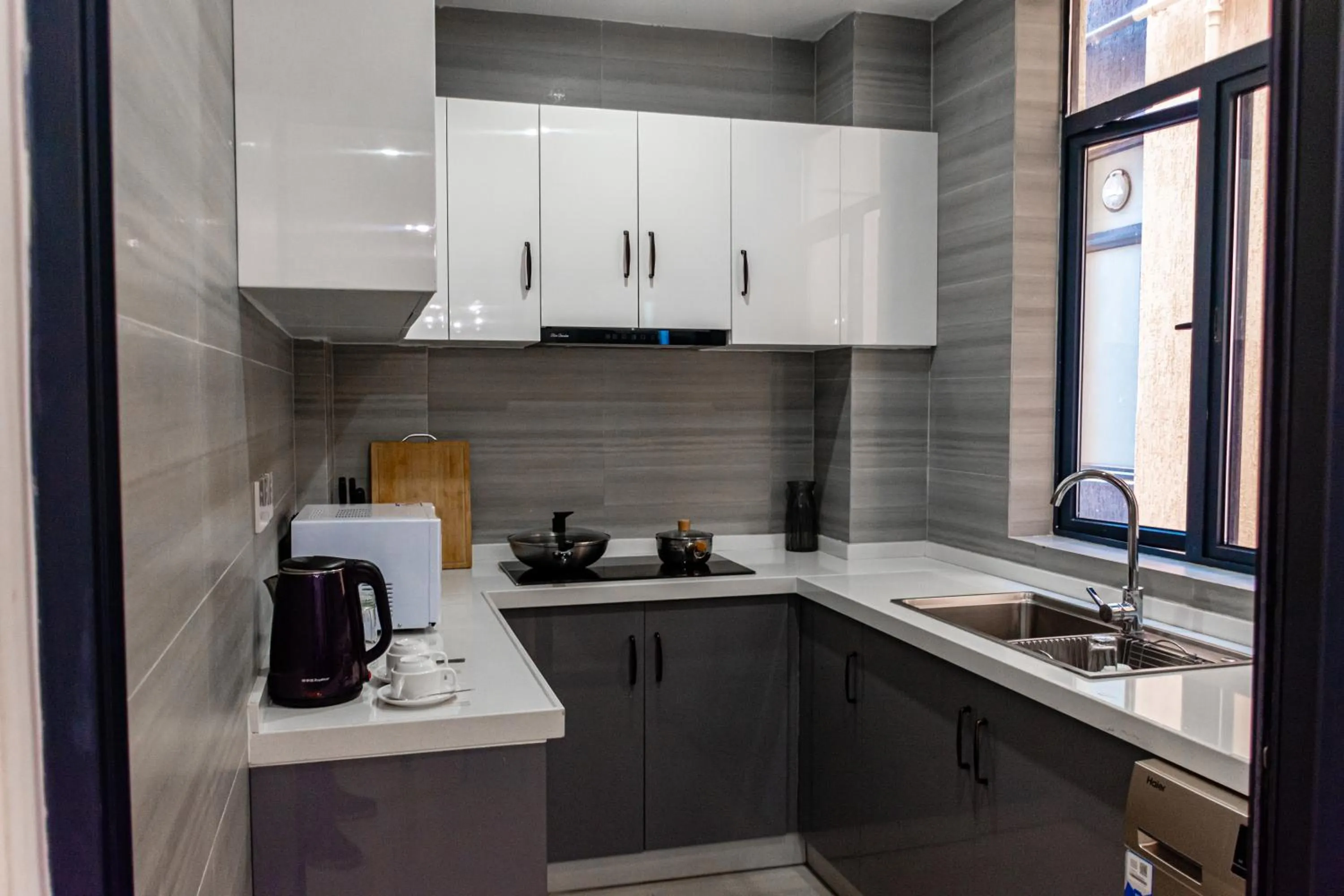 kitchen in Rose Garden Private Apartment By LINK