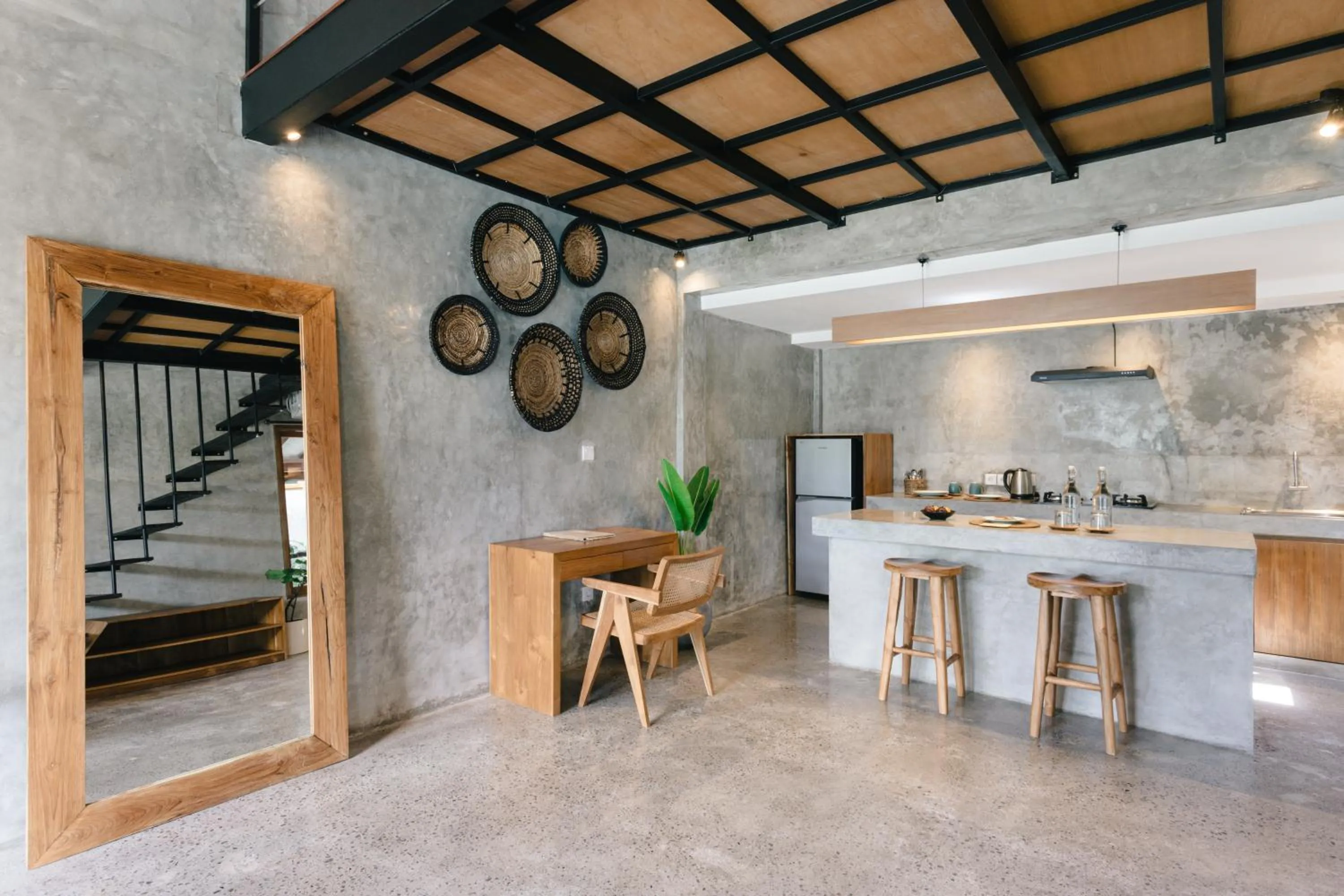 Kitchen or kitchenette in Kano Canggu Loft