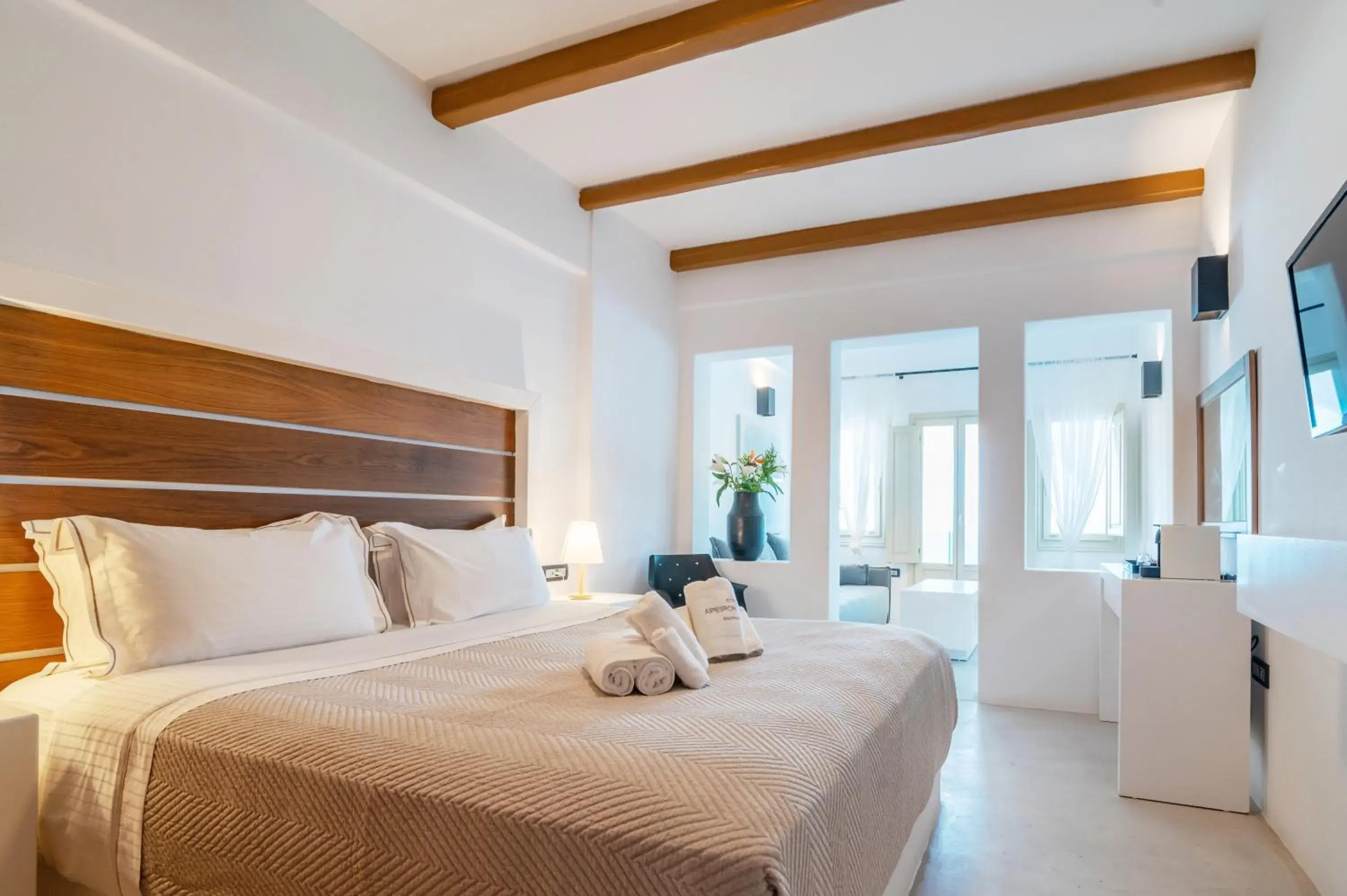 Executive Blue Suite with Hot Tub & Caldera View in Apeiron Blue Santorini - Sustainable Adults Only 14 Plus Executive Blue Suite with Hot Tub & Caldera View in Apeiron Blue Santorini - Sustainable Adults Only 14 Plus