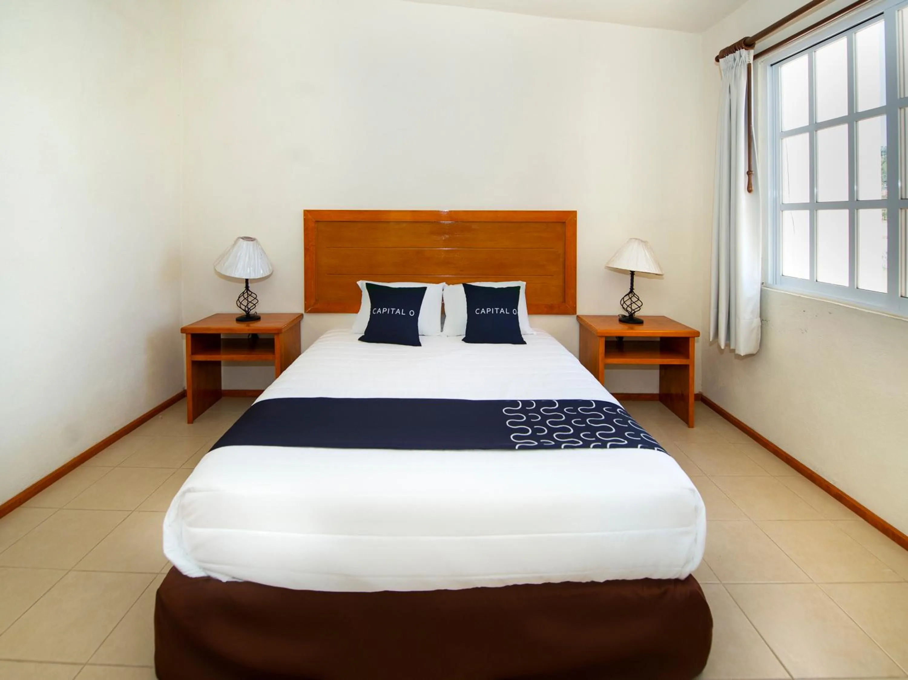 Bed in Hotel La Casa de Don Tito, Jocotitlan