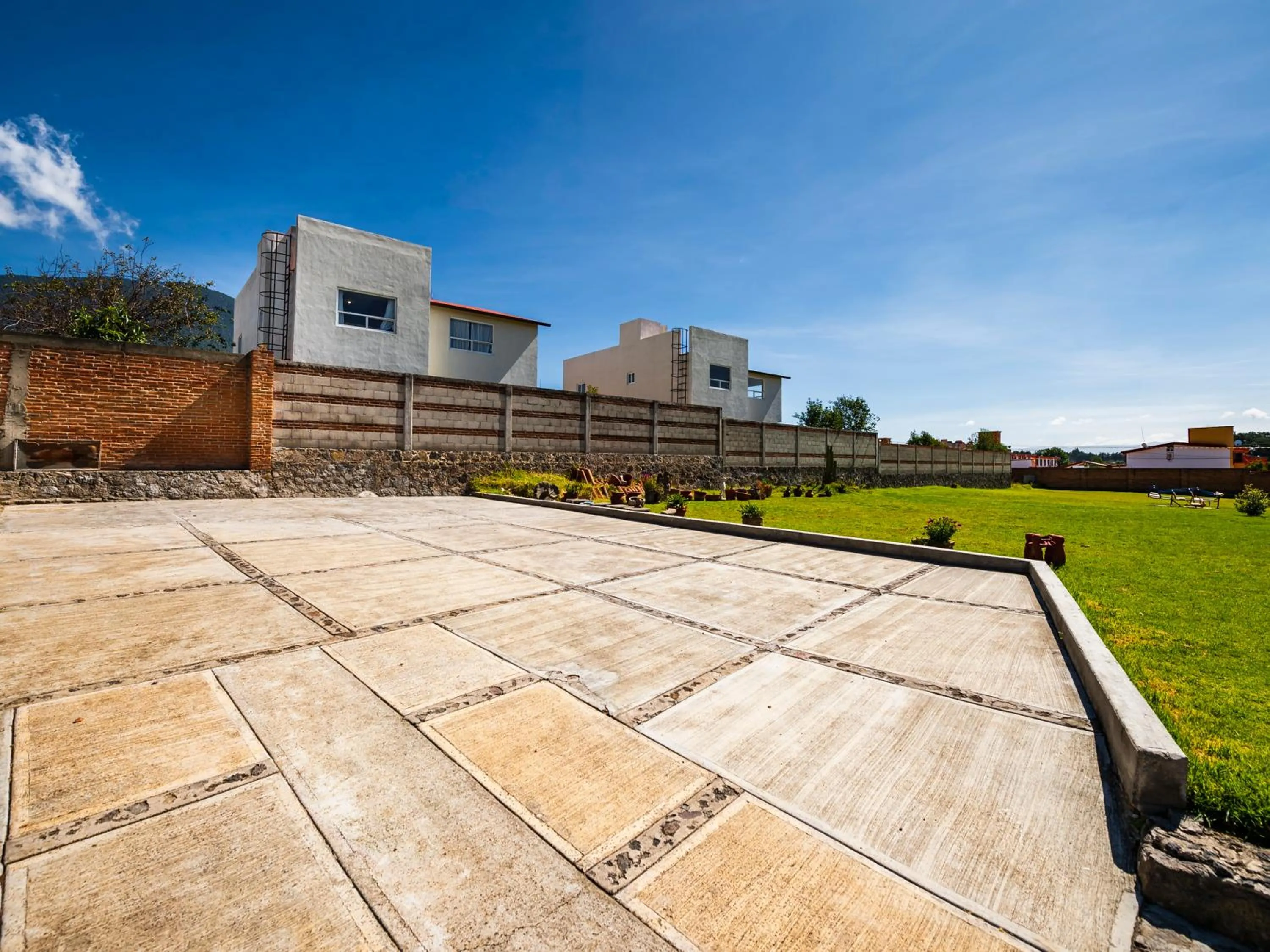 Patio in Hotel La Casa de Don Tito, Jocotitlan