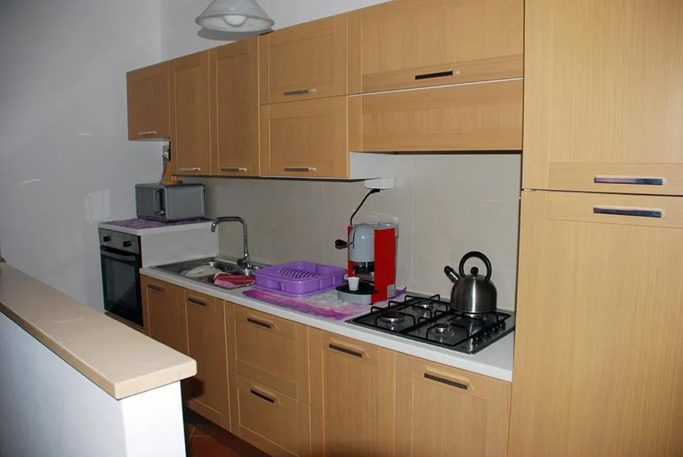 Communal kitchen in Eolo