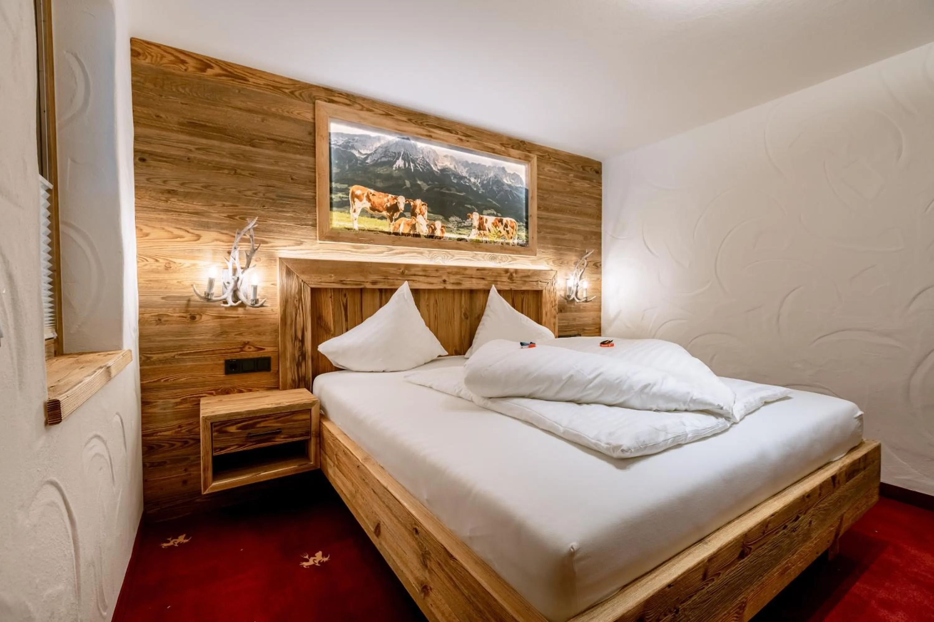 Staff, Bed in Hotel Restaurant Hexenalm