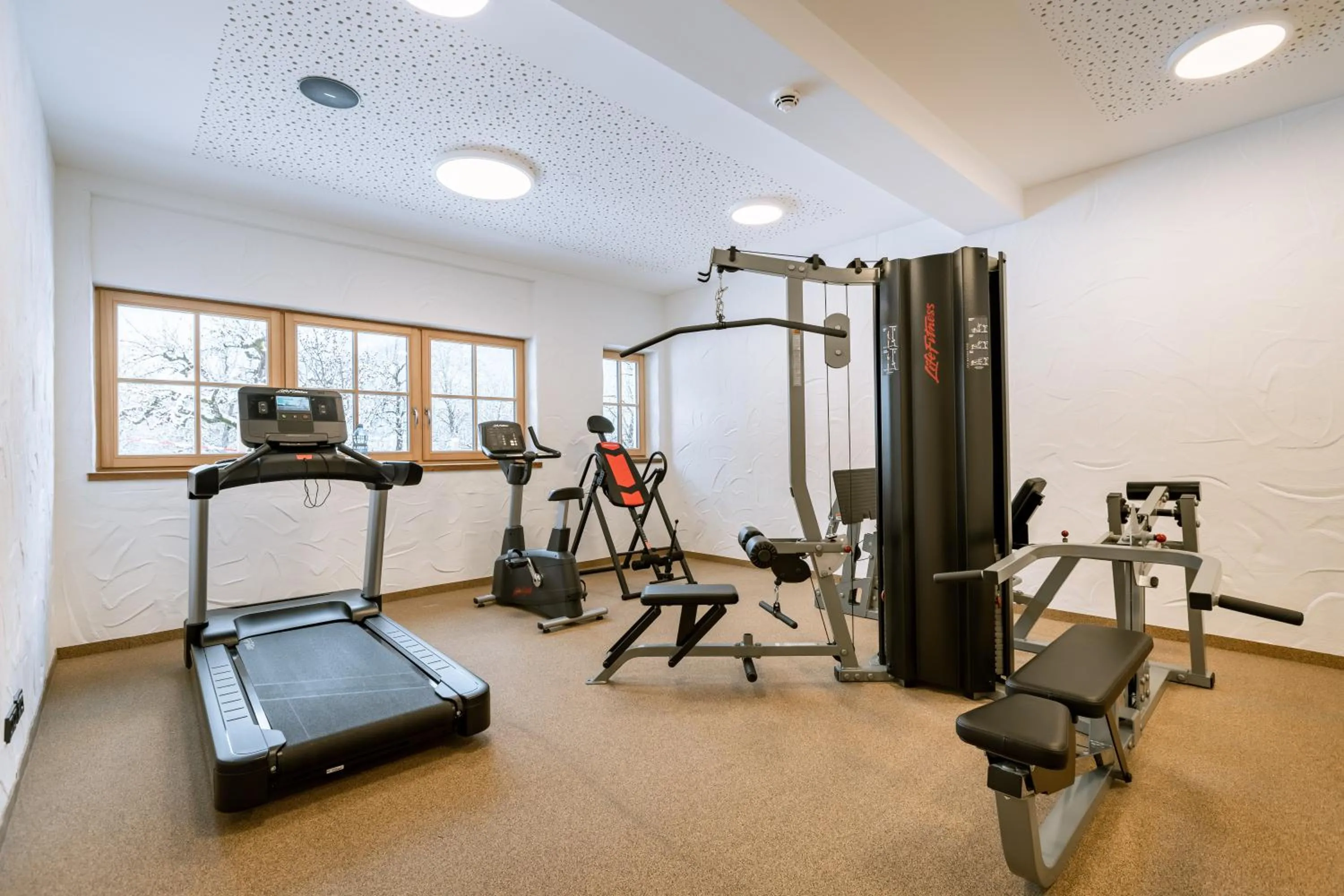 Fitness centre/facilities in Hotel Restaurant Hexenalm