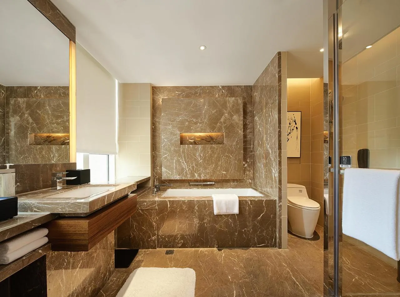 Toilet in HUALUXE Ningbo Harbor City