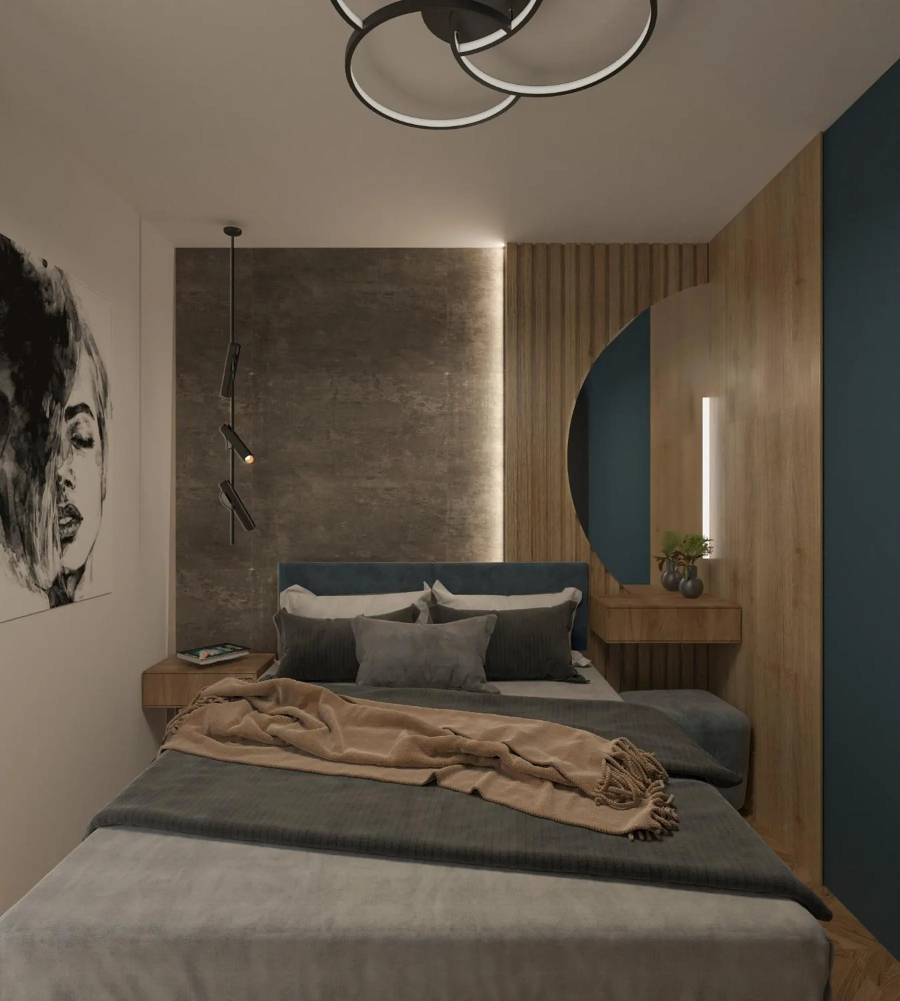 Bed in Hotel Villa Classica