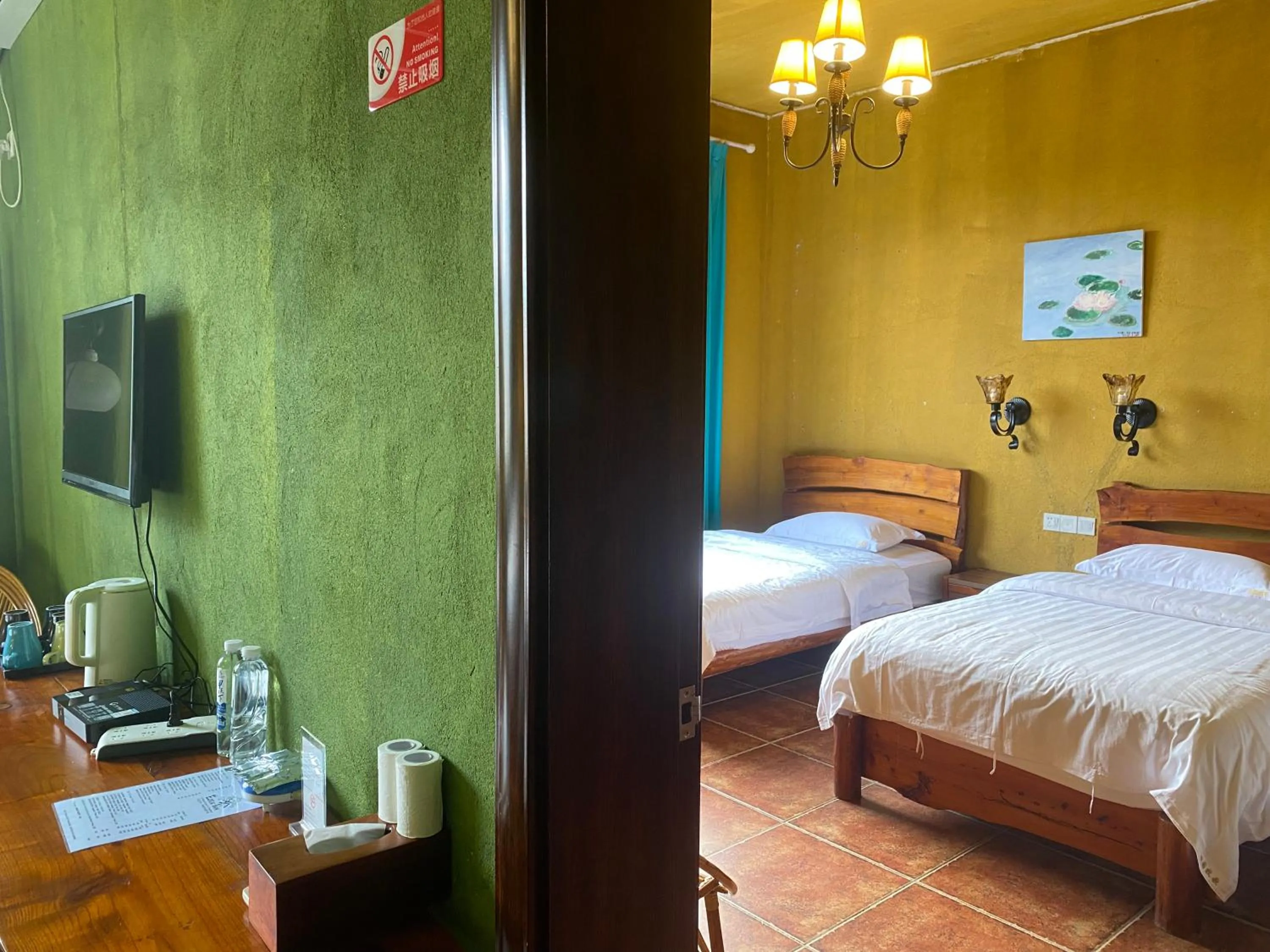 Bed in YangShuo Eden Inn