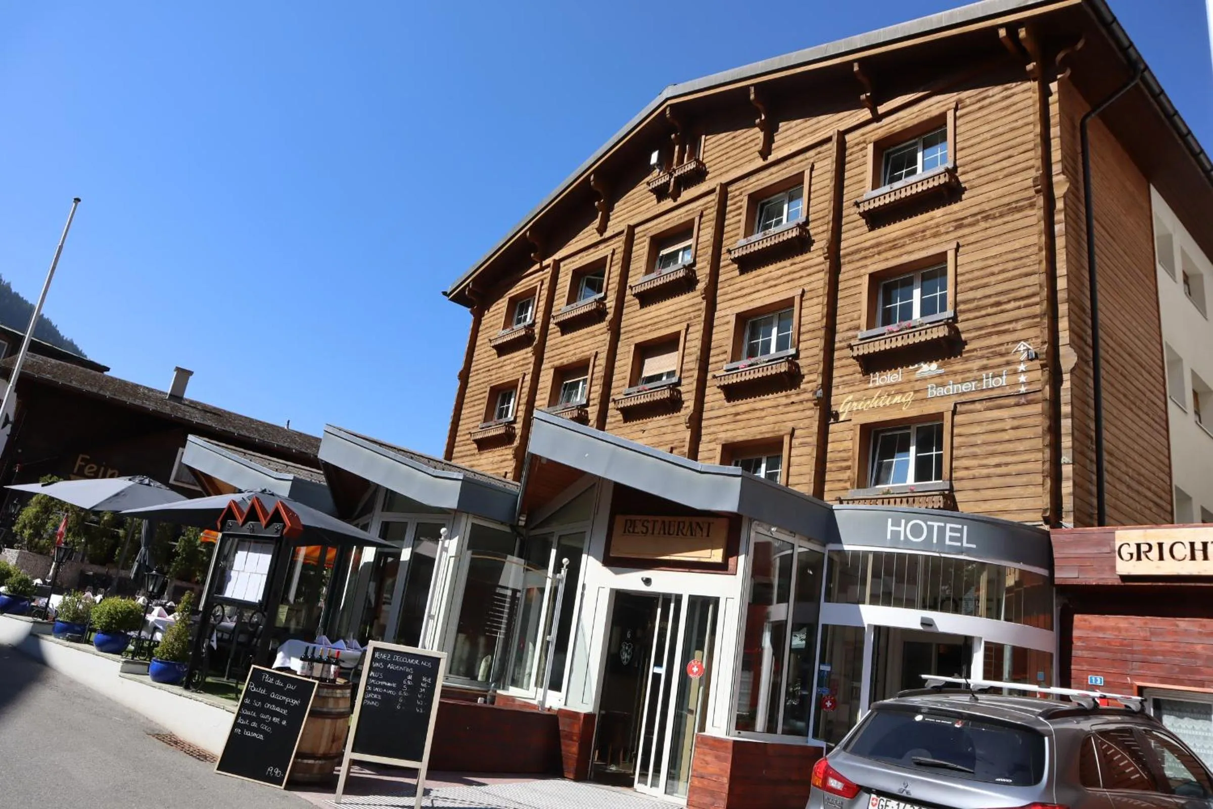 Property building in Grichting Hotel & Serviced Apartments